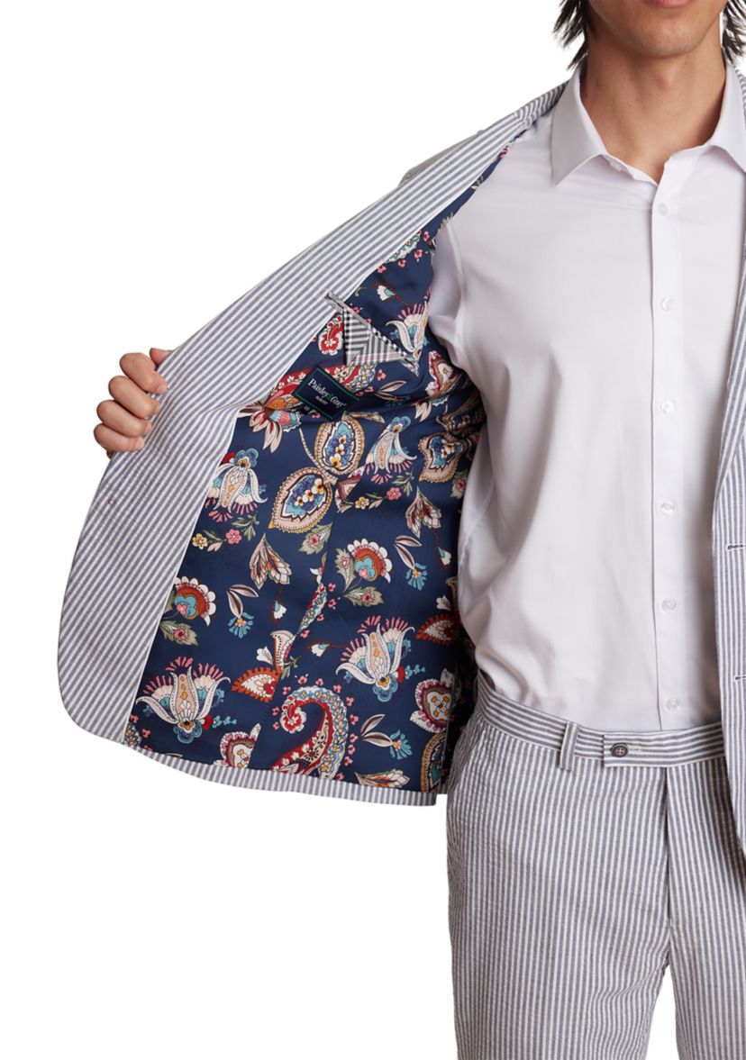 Mens Seersucker Suit Separate Coat