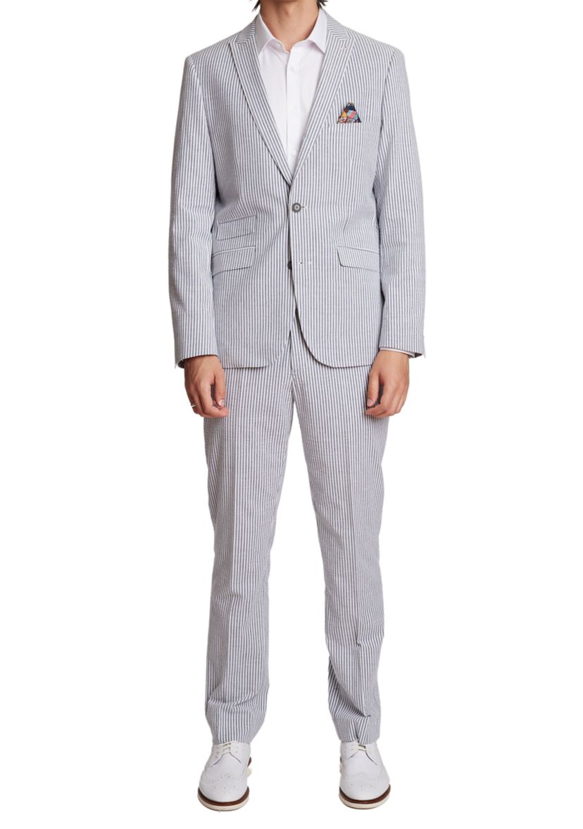 Mens Seersucker Suit Separate Coat