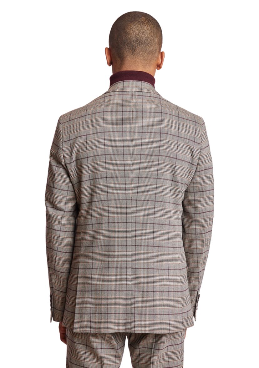 Mens Ashton Peak Slim Fit Suit Separate Jacket