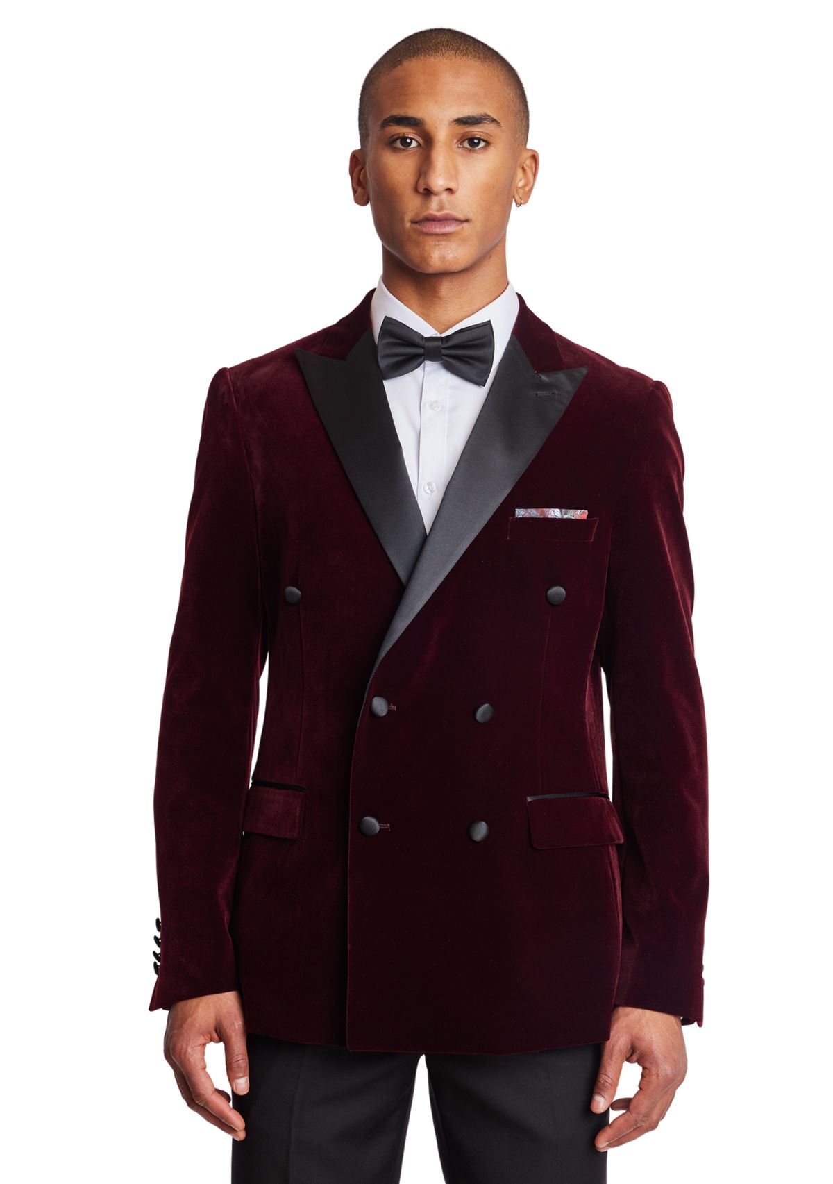 Mens Soho Peak Double Breasted Suit Separate Tuxedo Jacket