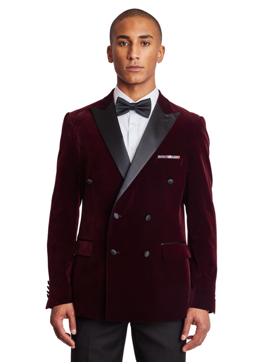 Mens Soho Peak Double Breasted Suit Separate Tuxedo Jacket