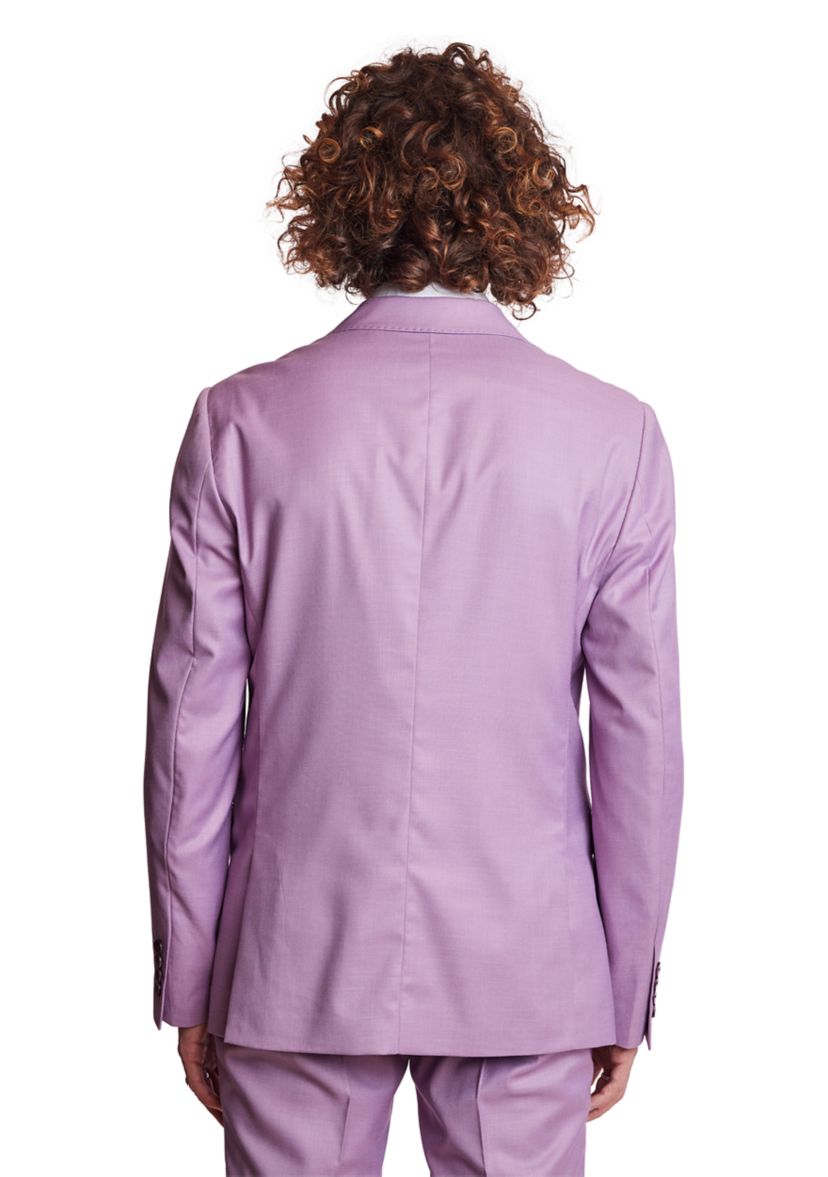 Mens Purple Solid Suit Separate Jacket 