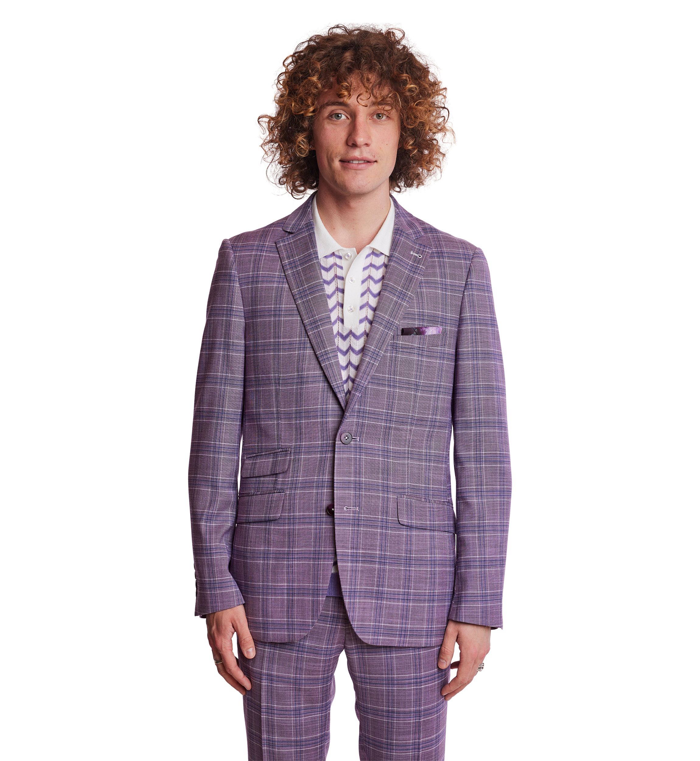 Mens Plaid Sport Coat 