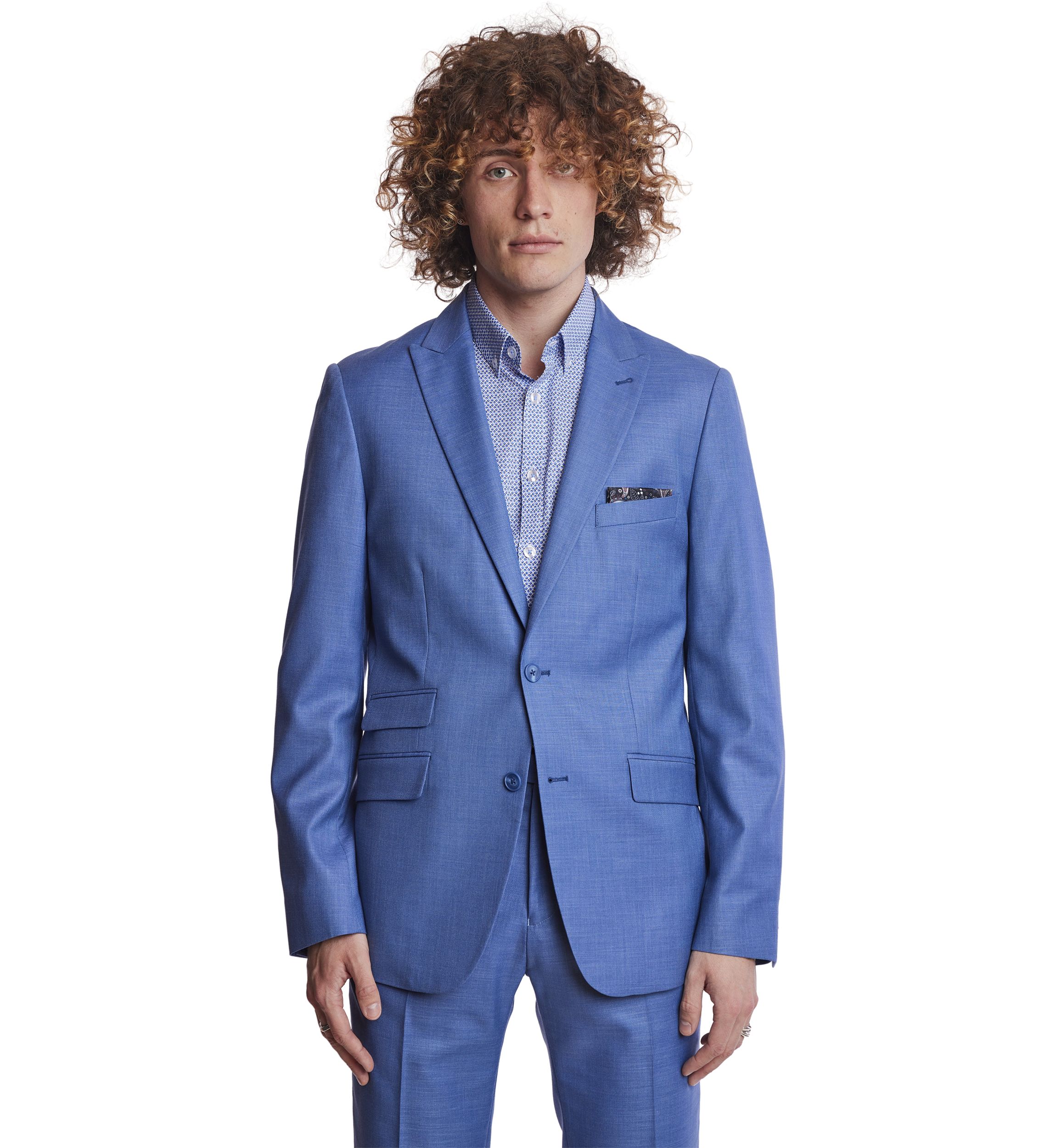 Mens Blue Suit Separate Jacket