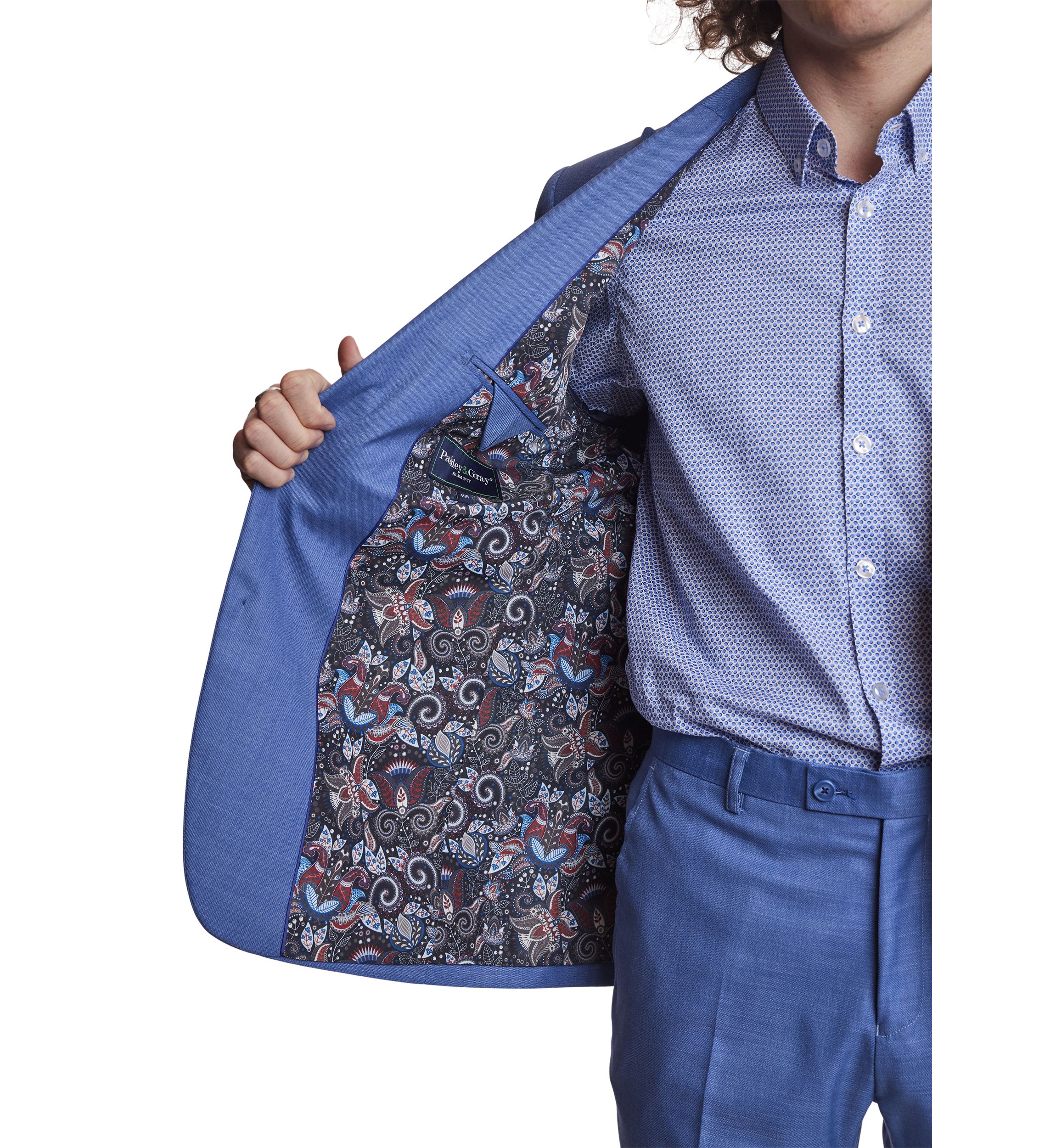 Mens Blue Suit Separate Jacket