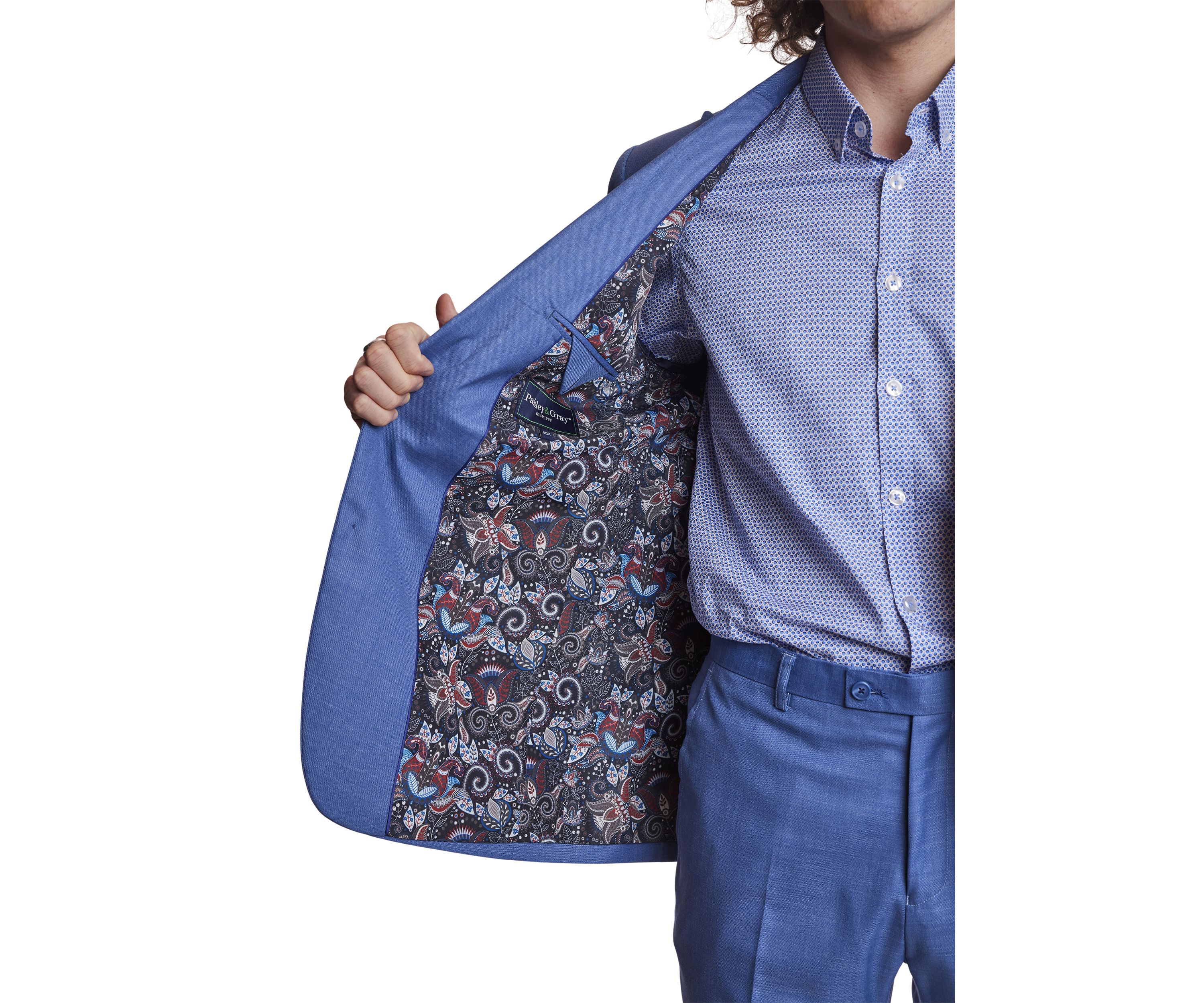 Mens Blue Suit Separate Jacket