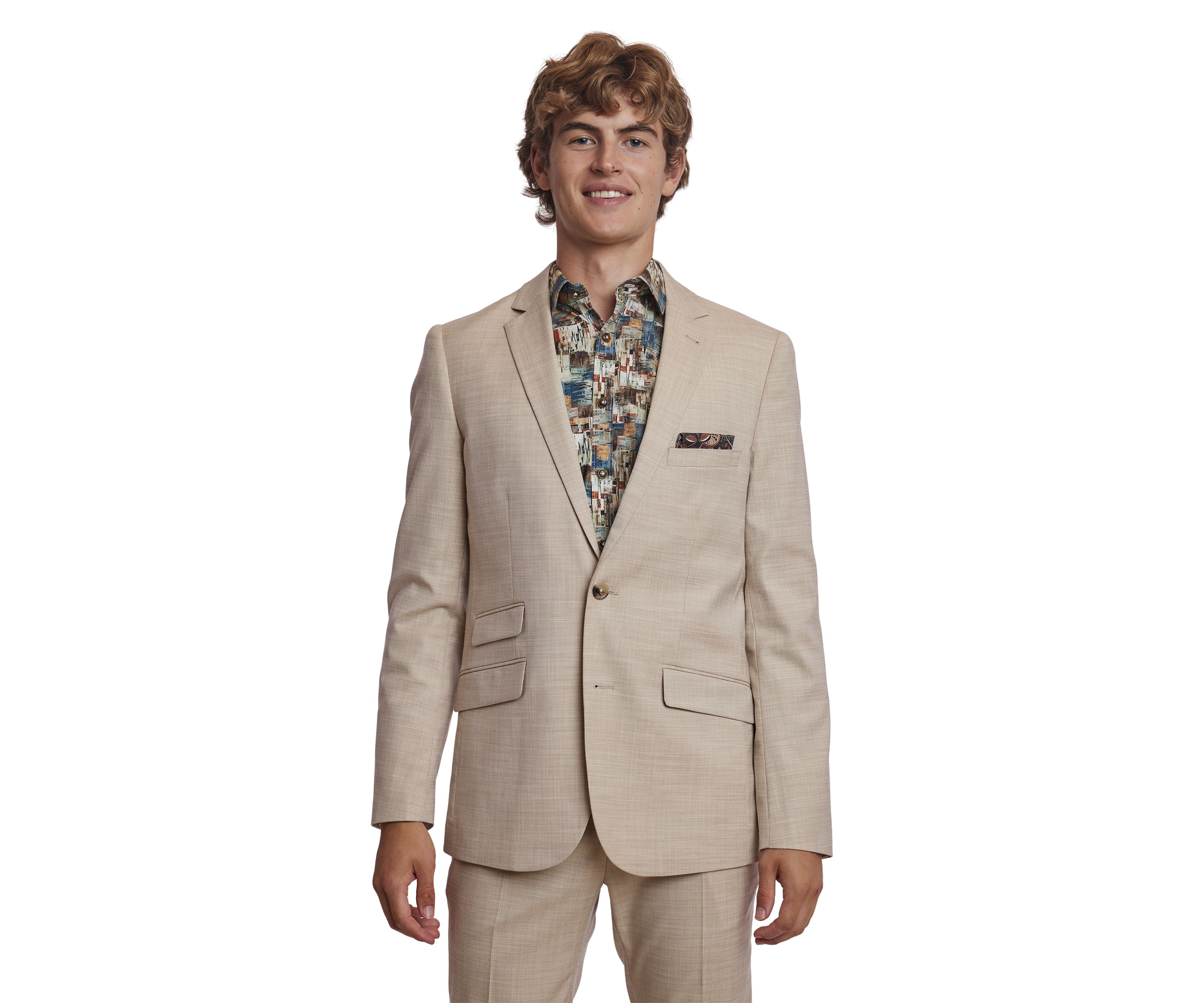 Mens Tan Suit Separate Jacket 