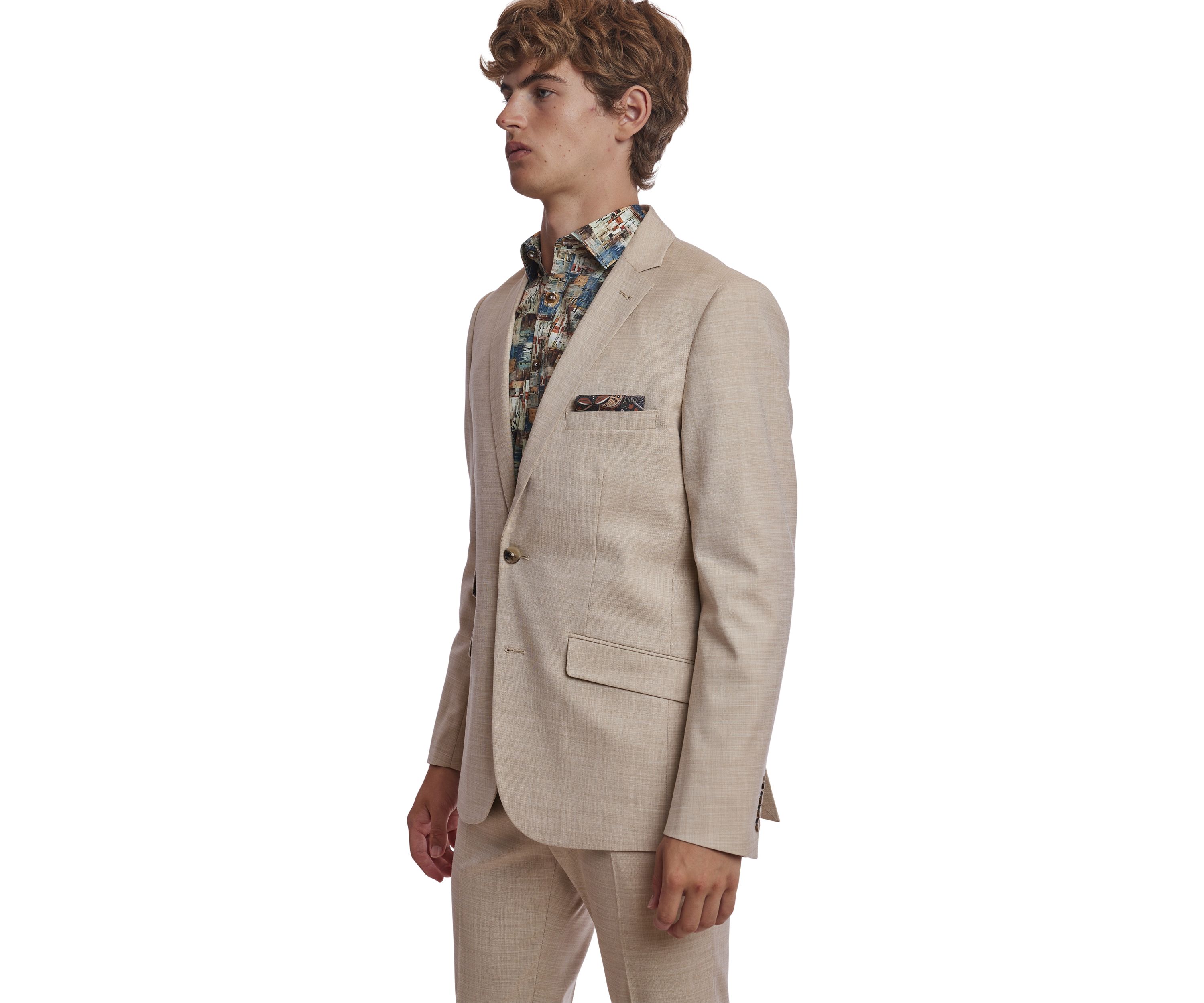 Mens Tan Suit Separate Jacket 