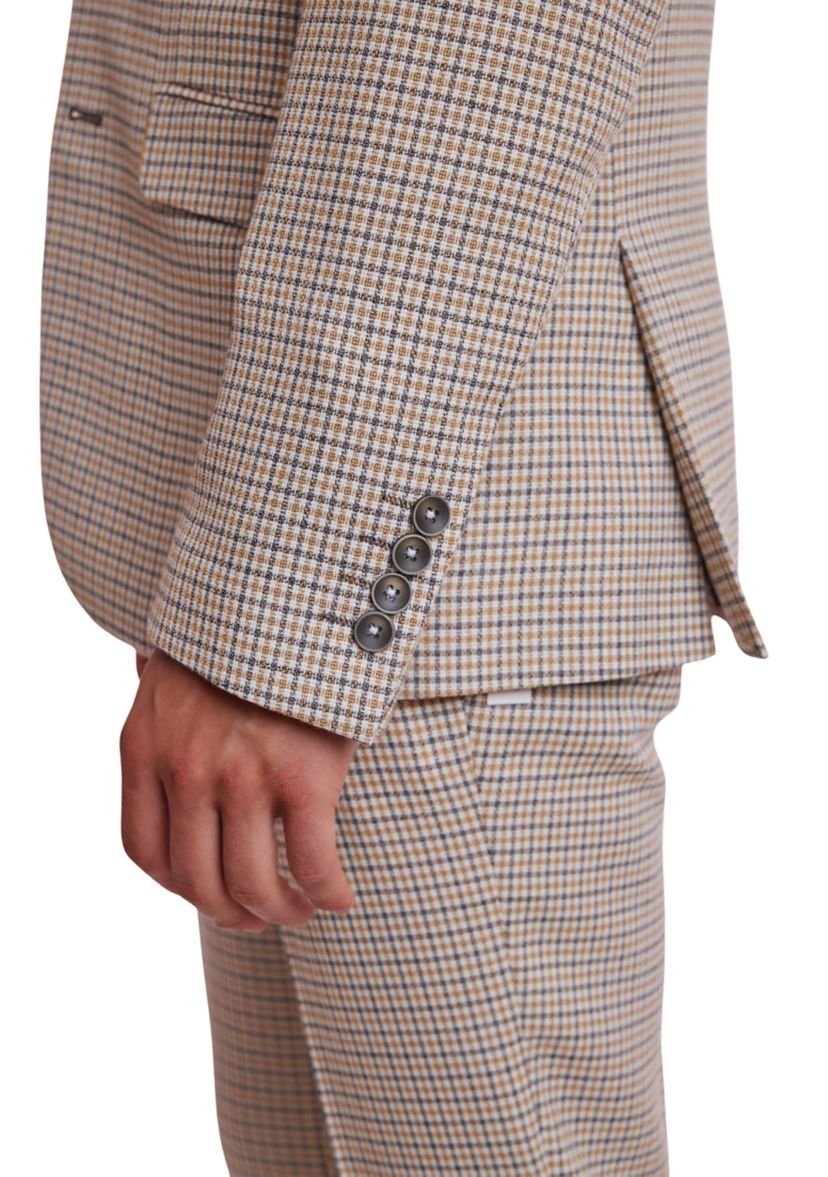 Mens Gingham Check Suit Separate Jacket