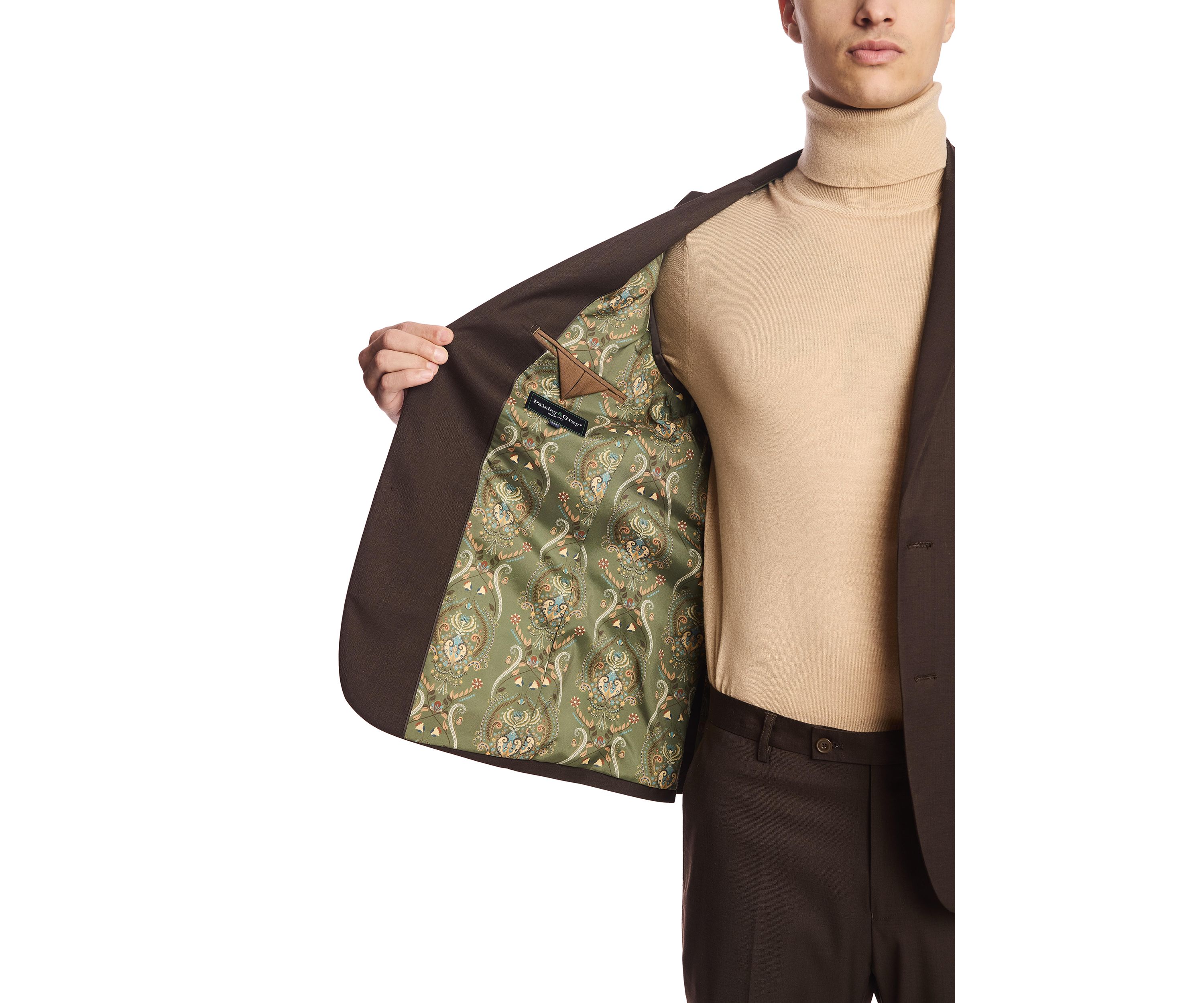 Mens Brown Suit Separate Jacket