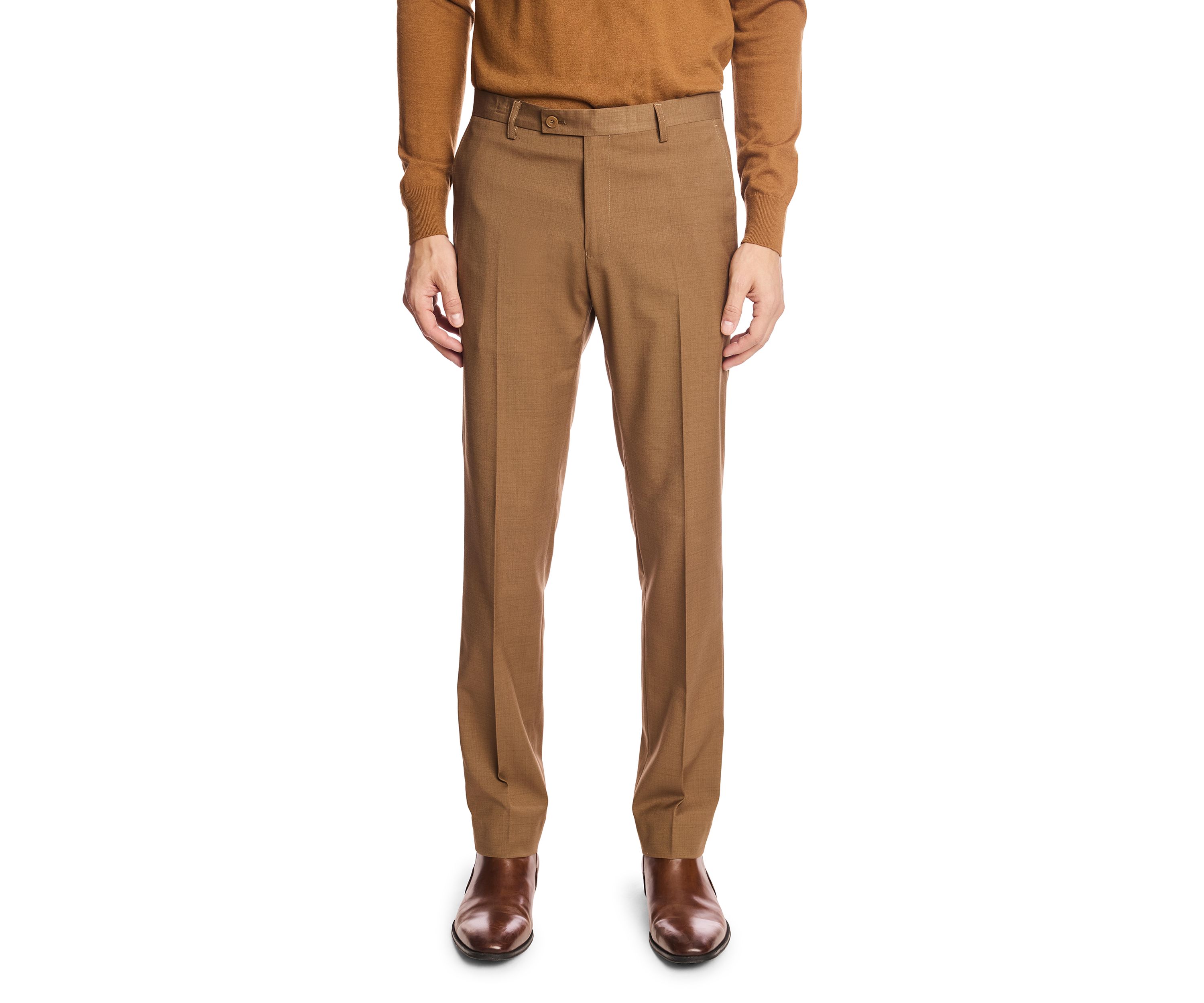 Mens Deep Tan Suit Separate Pants