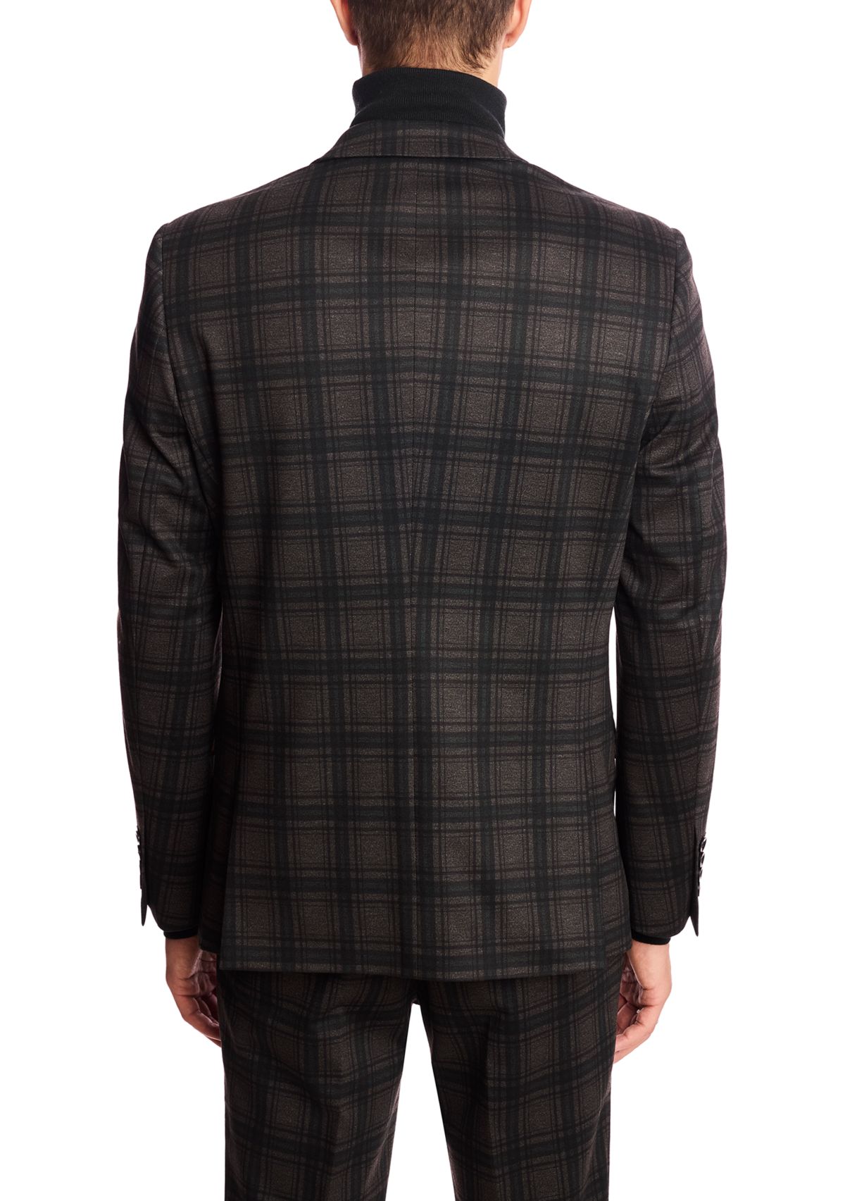 Mens Green Plaid Jacket
