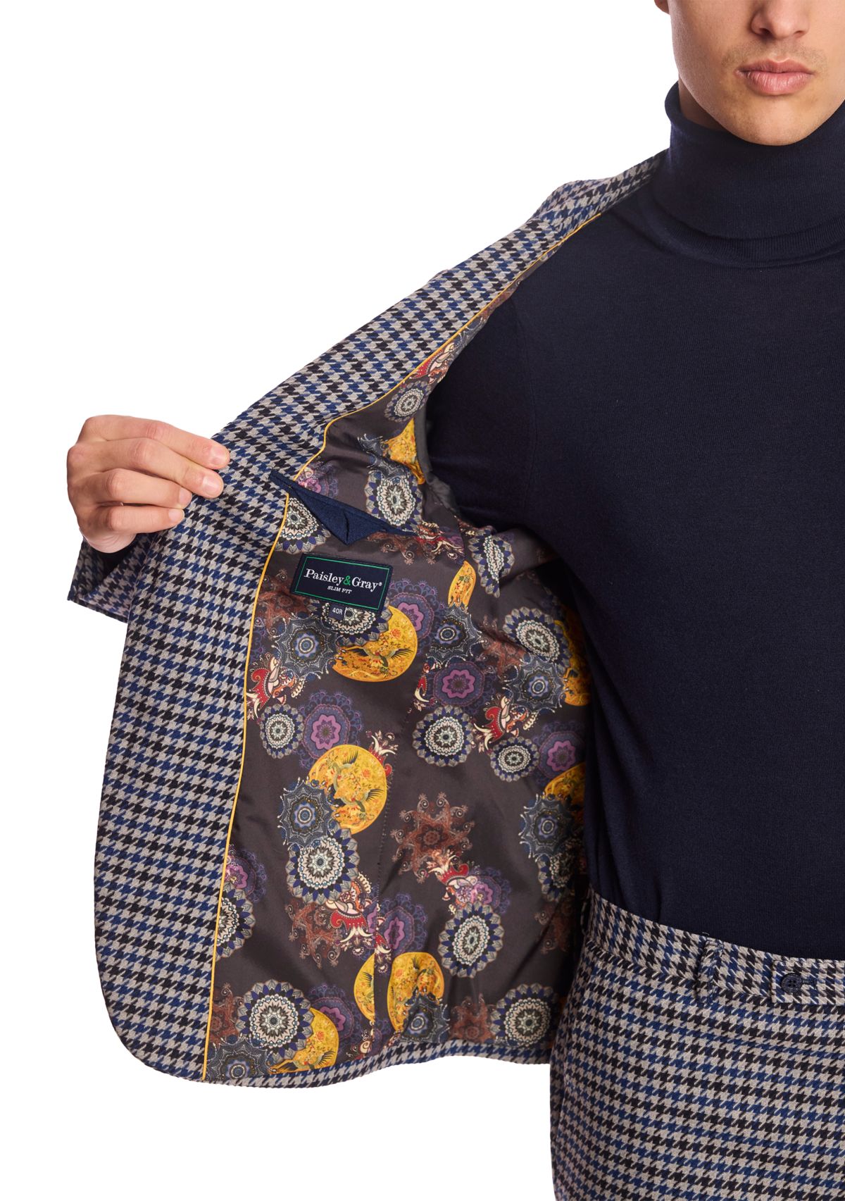 Mens Houndstooth Jacket