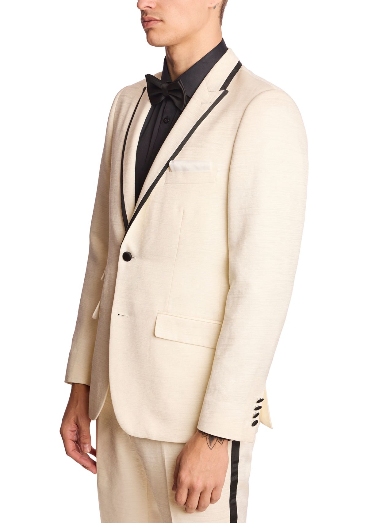 Mens White Occasion Jacket