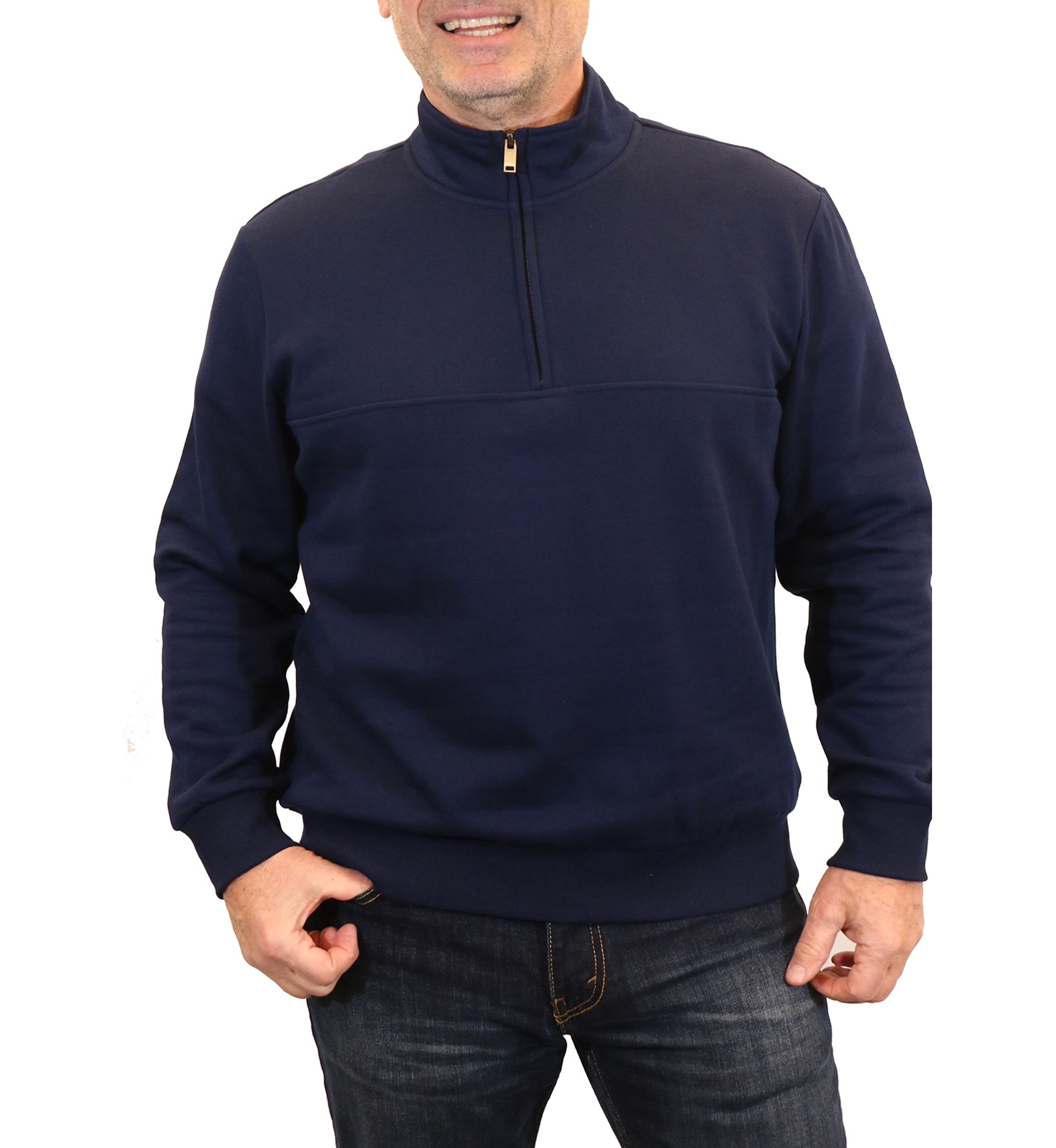 Mens 1/4 Zip Fleece Pullover