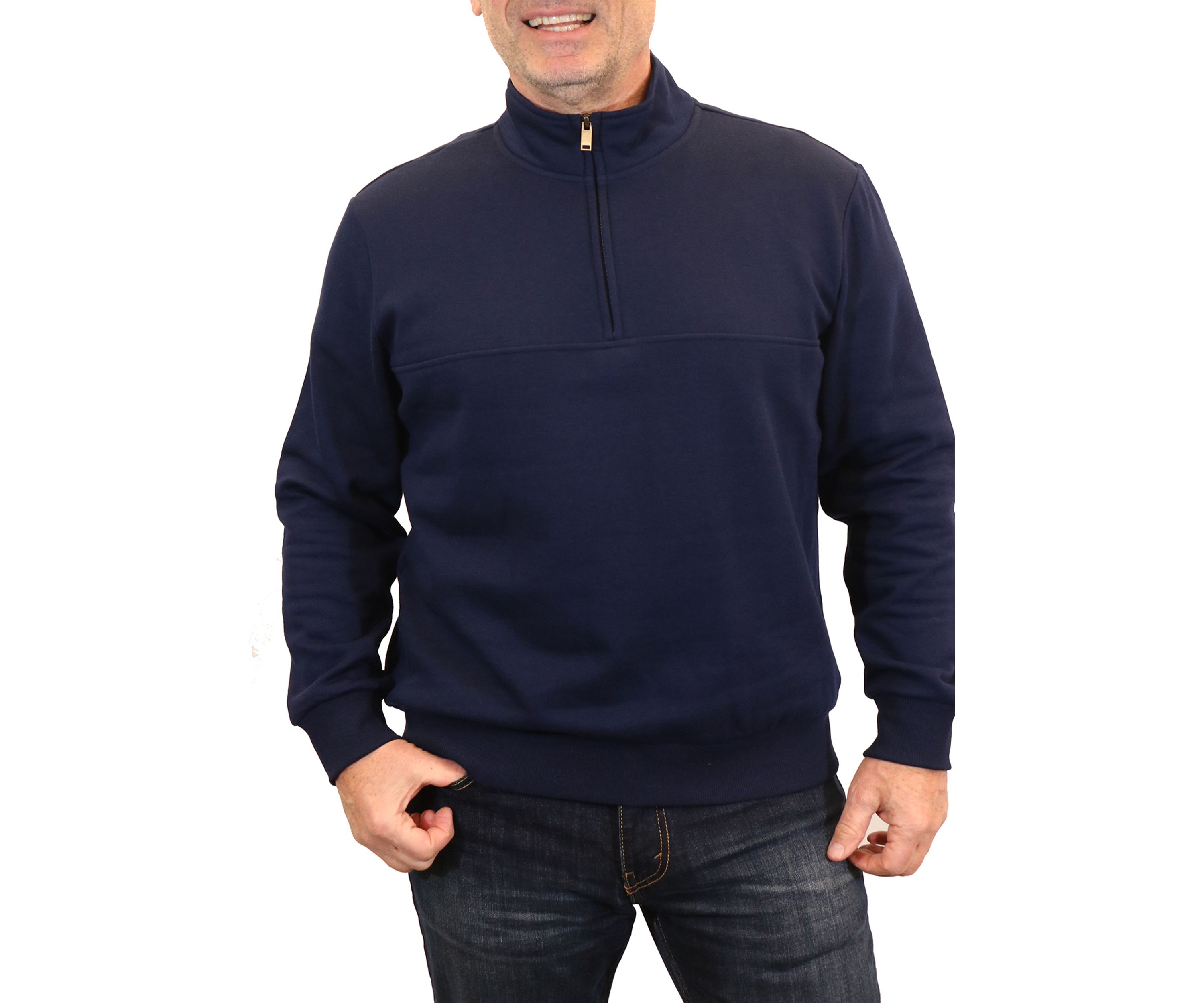 Mens 1/4 Zip Fleece Pullover