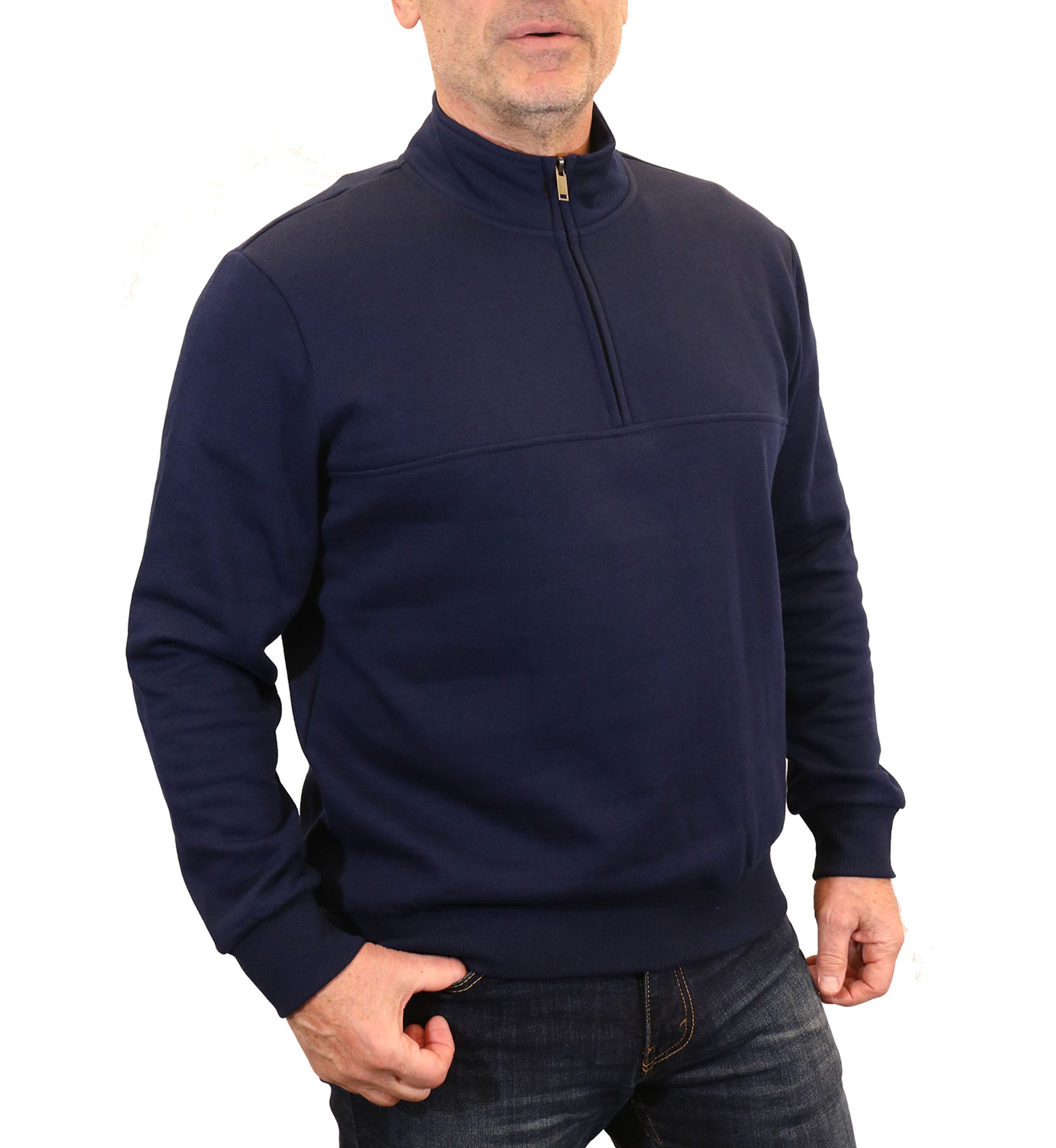 Mens 1/4 Zip Fleece Pullover
