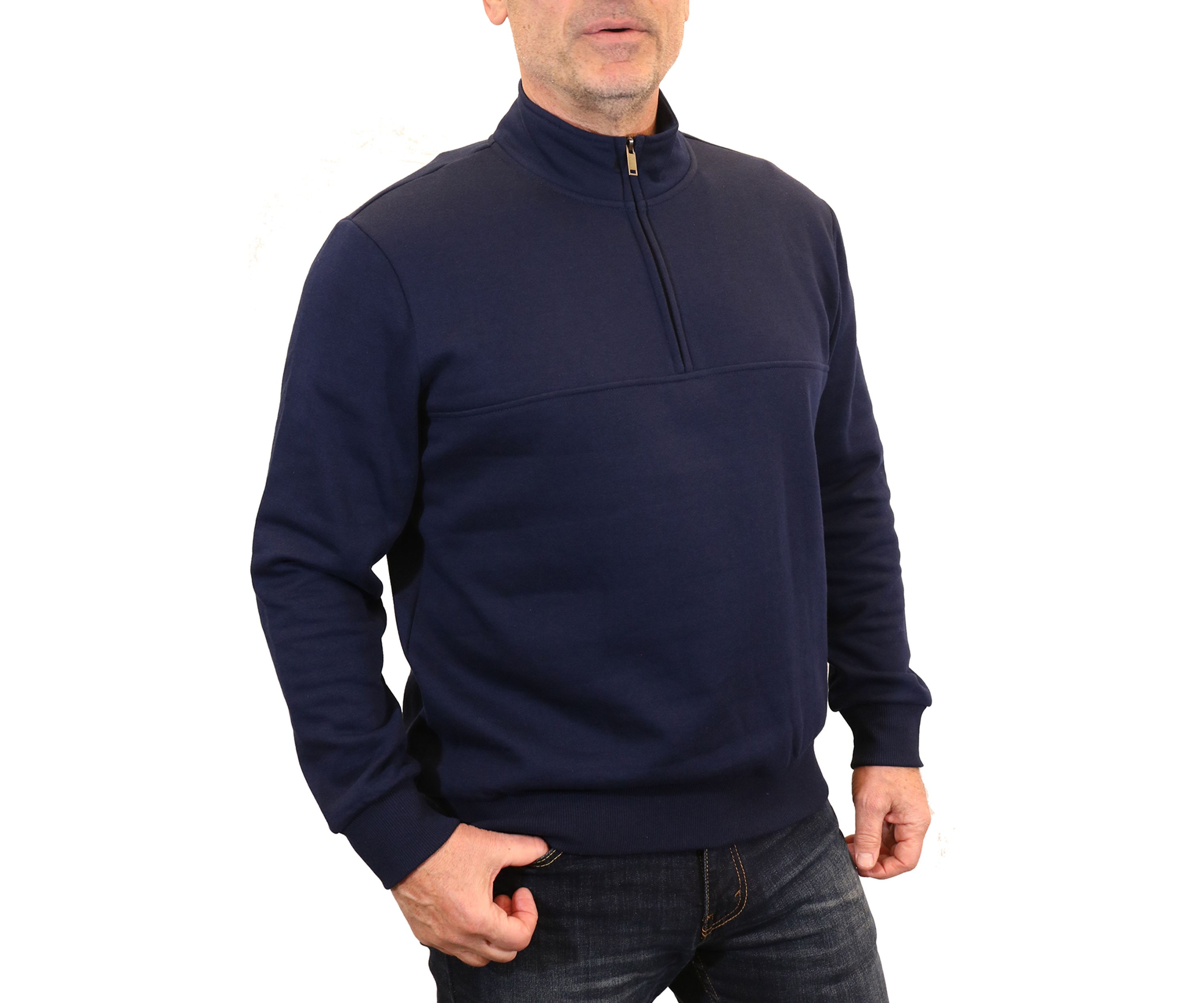 Mens 1/4 Zip Fleece Pullover