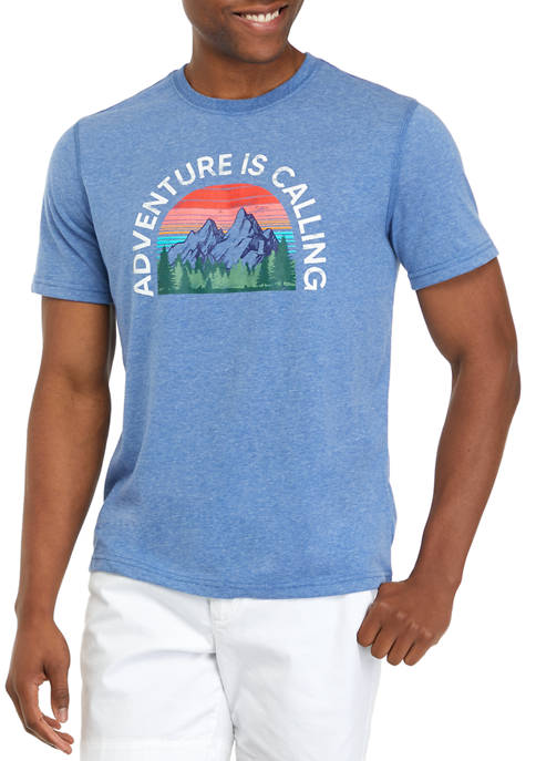 Mountain & Isles Adventure is Calling Graphic T-Shirt