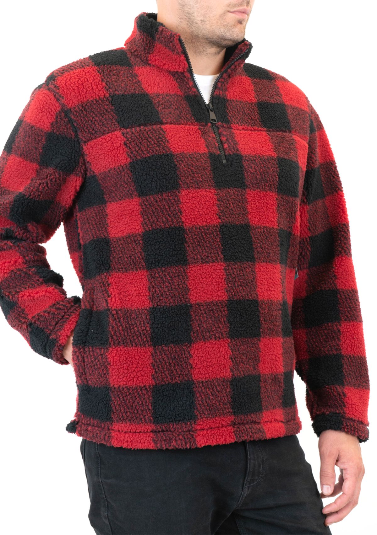 1/4 Zip Grizzly Sherpa Pullover