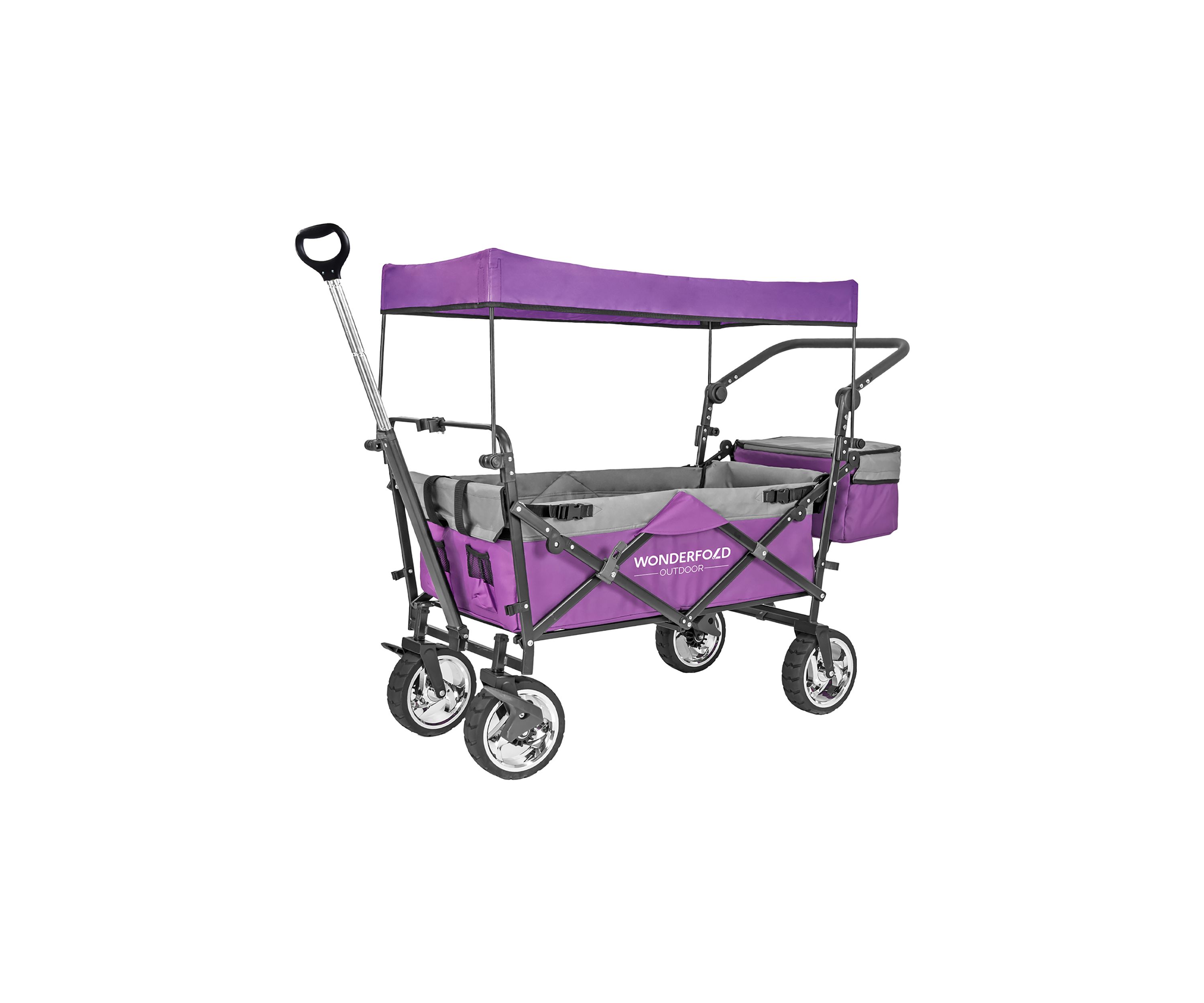Push & Pull Outdoor Wagon with Canopy