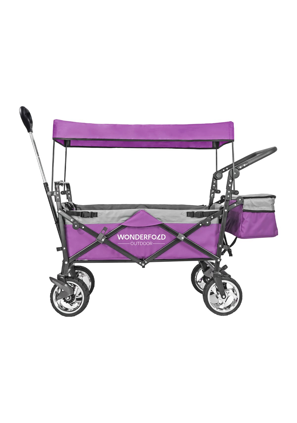 Push & Pull Outdoor Wagon with Canopy