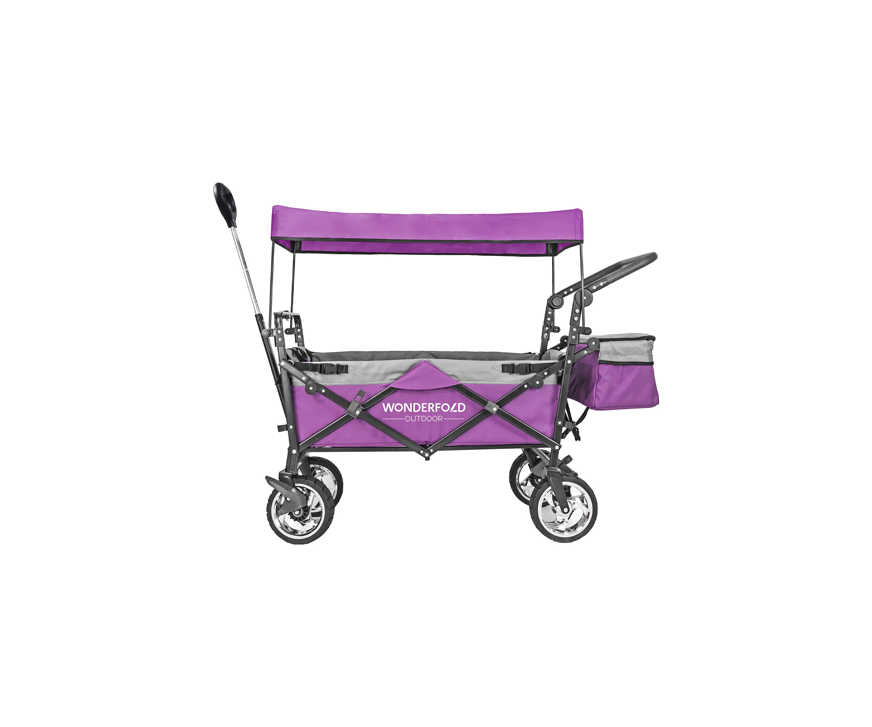 Push & Pull Outdoor Wagon with Canopy
