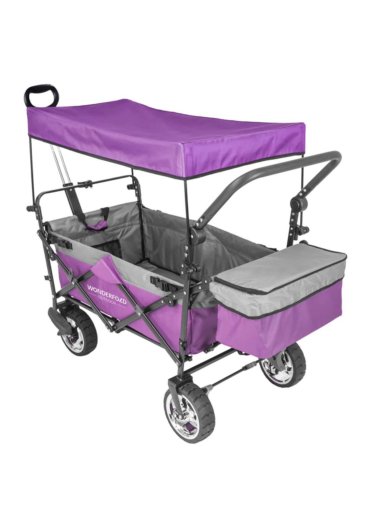 Push & Pull Outdoor Wagon with Canopy