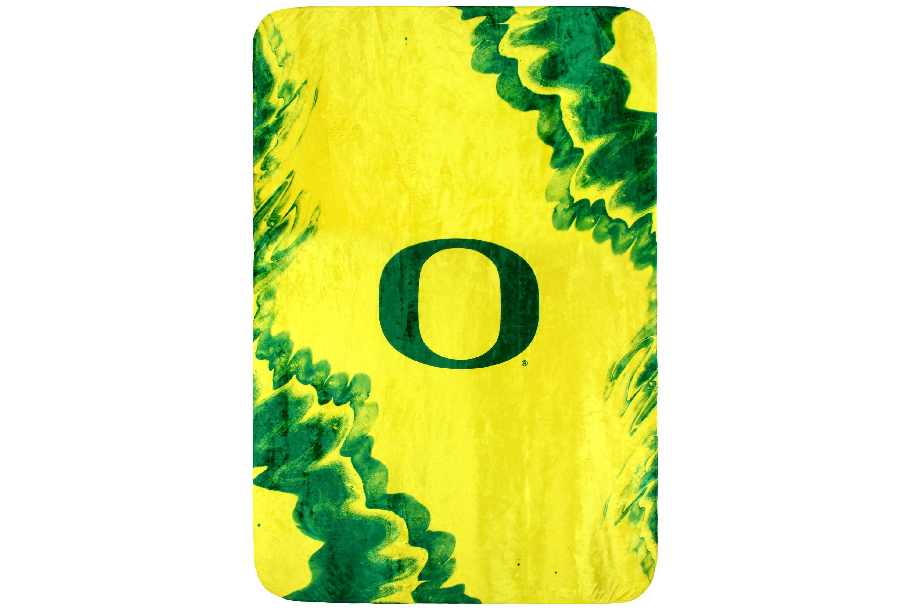 NCAA Oregon Ducks Sublimated Soft Throw Blanket