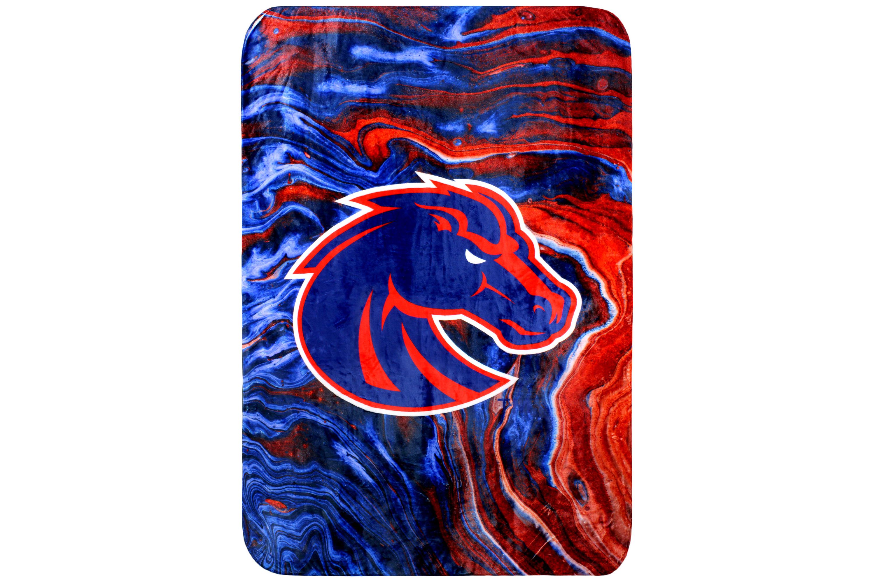 NCAA Boise State Broncos Sublimated Soft Throw Blanket