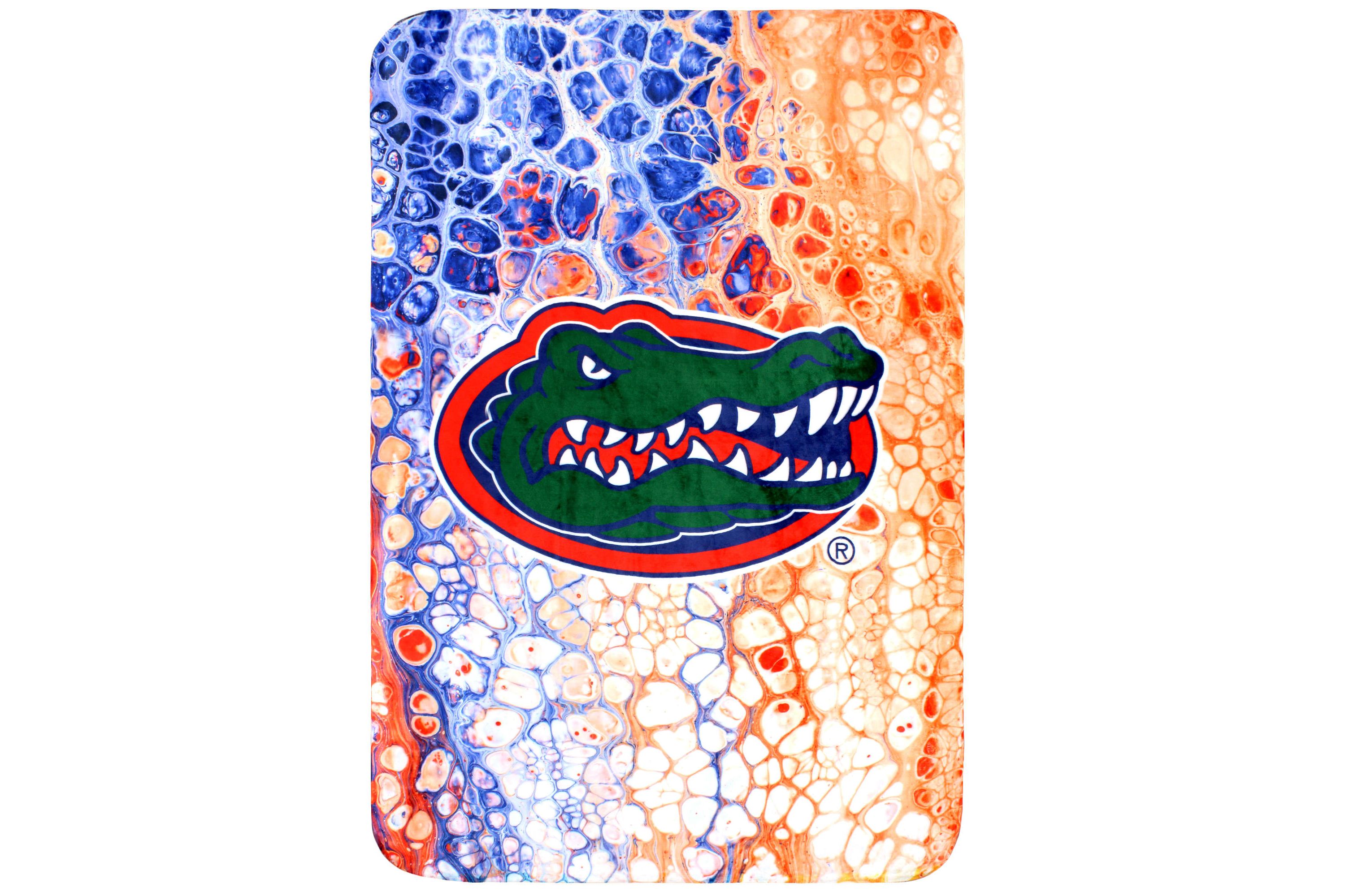 NCAA Florida Gators Sublimated Soft Throw Blanket