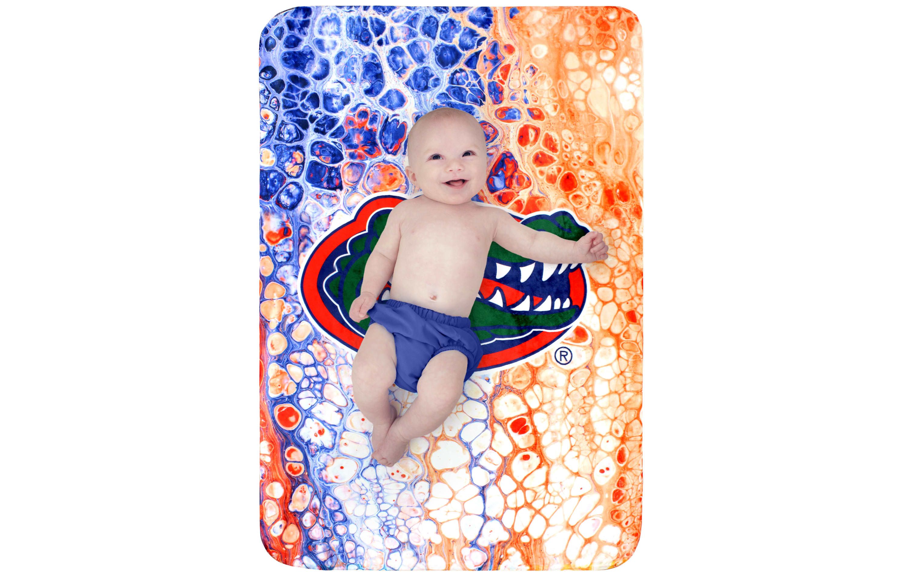 NCAA Florida Gators Sublimated Soft Throw Blanket