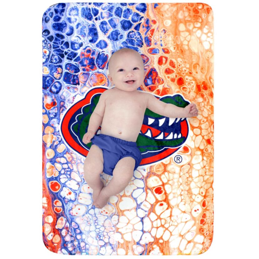 NCAA Florida Gators Sublimated Soft Throw Blanket