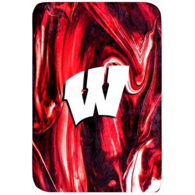 College Covers NCAA Wisconsin Badgers Sublimated Soft Throw Blanket -  320393211761552