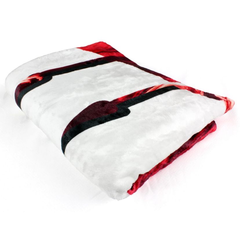 NCAA Wisconsin Badgers Sublimated Soft Throw Blanket