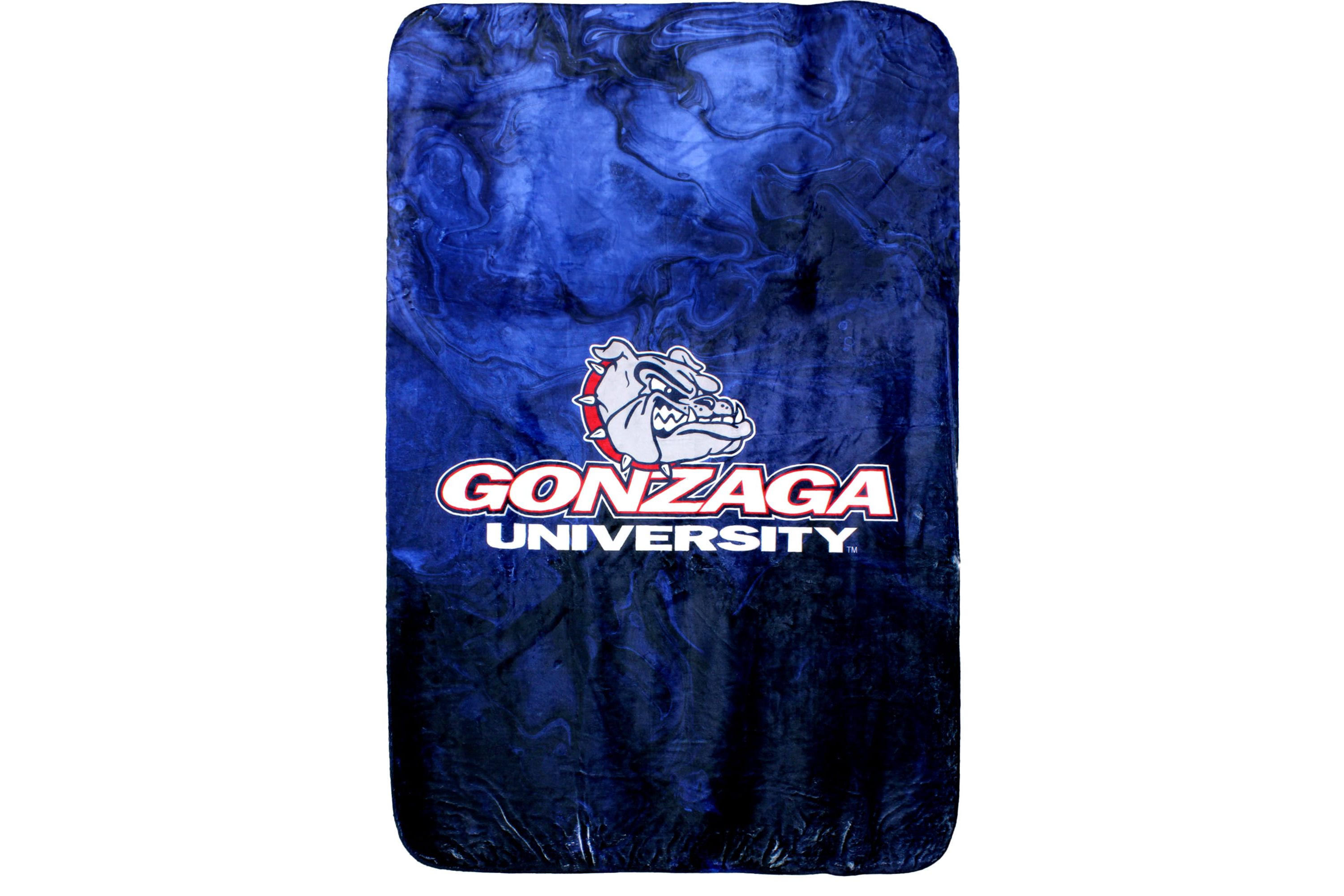 Gonzaga University Bulldogs NCAA Gonzaga Bulldogs Sublimated Soft Throw Blanket