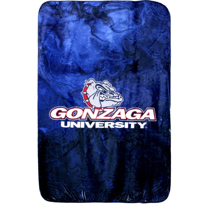 Gonzaga University Bulldogs NCAA Gonzaga Bulldogs Sublimated Soft Throw Blanket