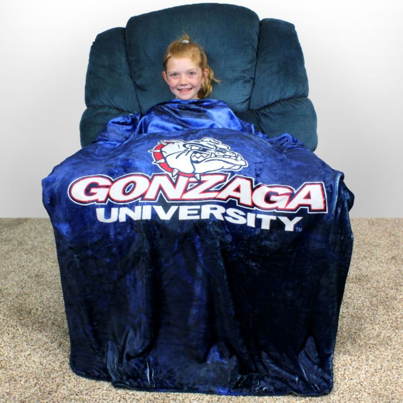 Gonzaga University Bulldogs NCAA Gonzaga Bulldogs Sublimated Soft Throw Blanket