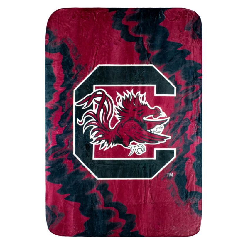 NCAA South Carolina Gamecocks Sublimated Soft Throw Blanket