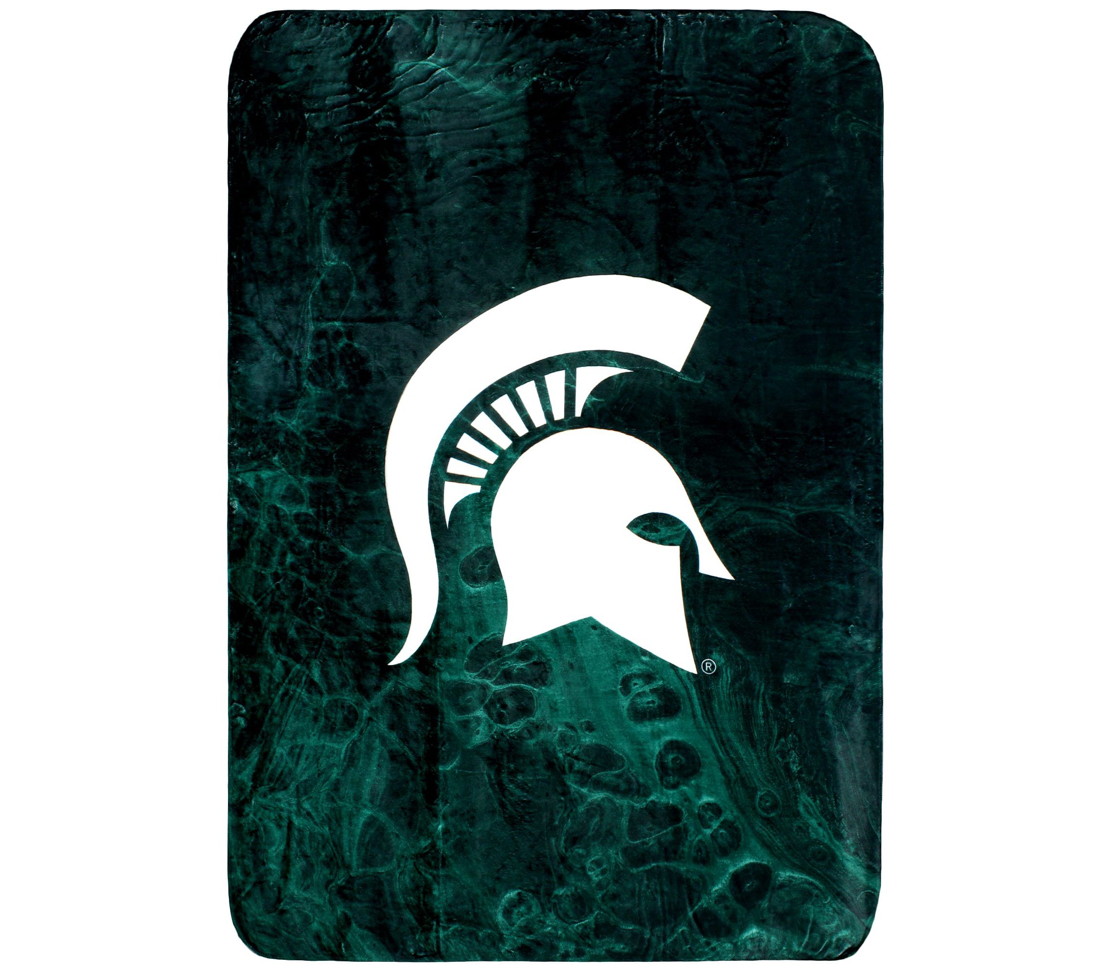 NCAA Michigan State Spartans Sublimated Soft Throw Blanket