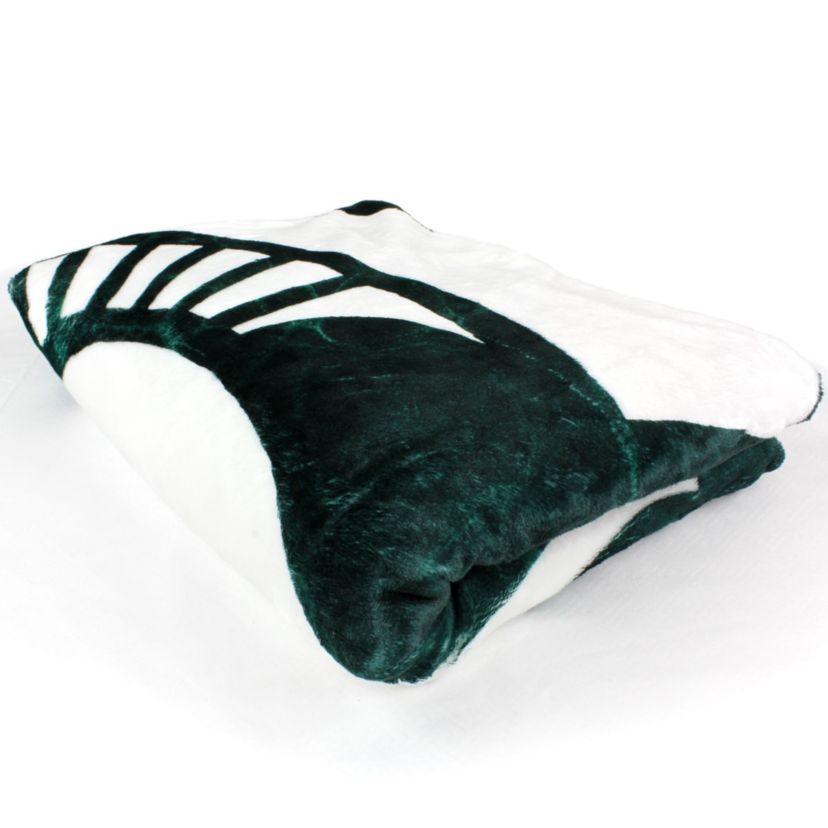 NCAA Michigan State Spartans Sublimated Soft Throw Blanket