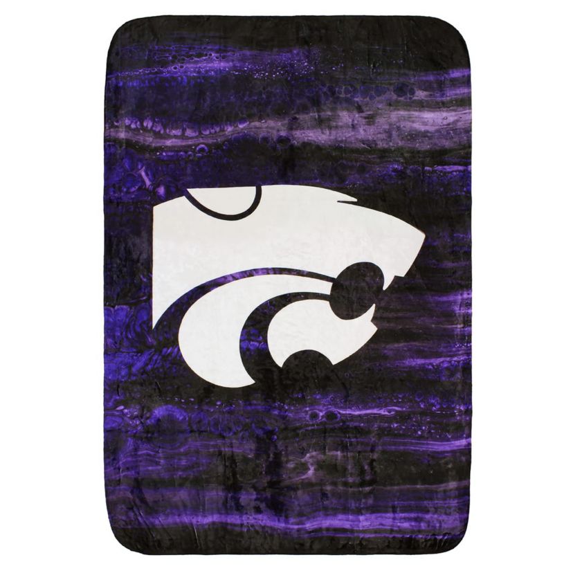 NCAA Kansas State Wildcats Sublimated Soft Throw Blanket