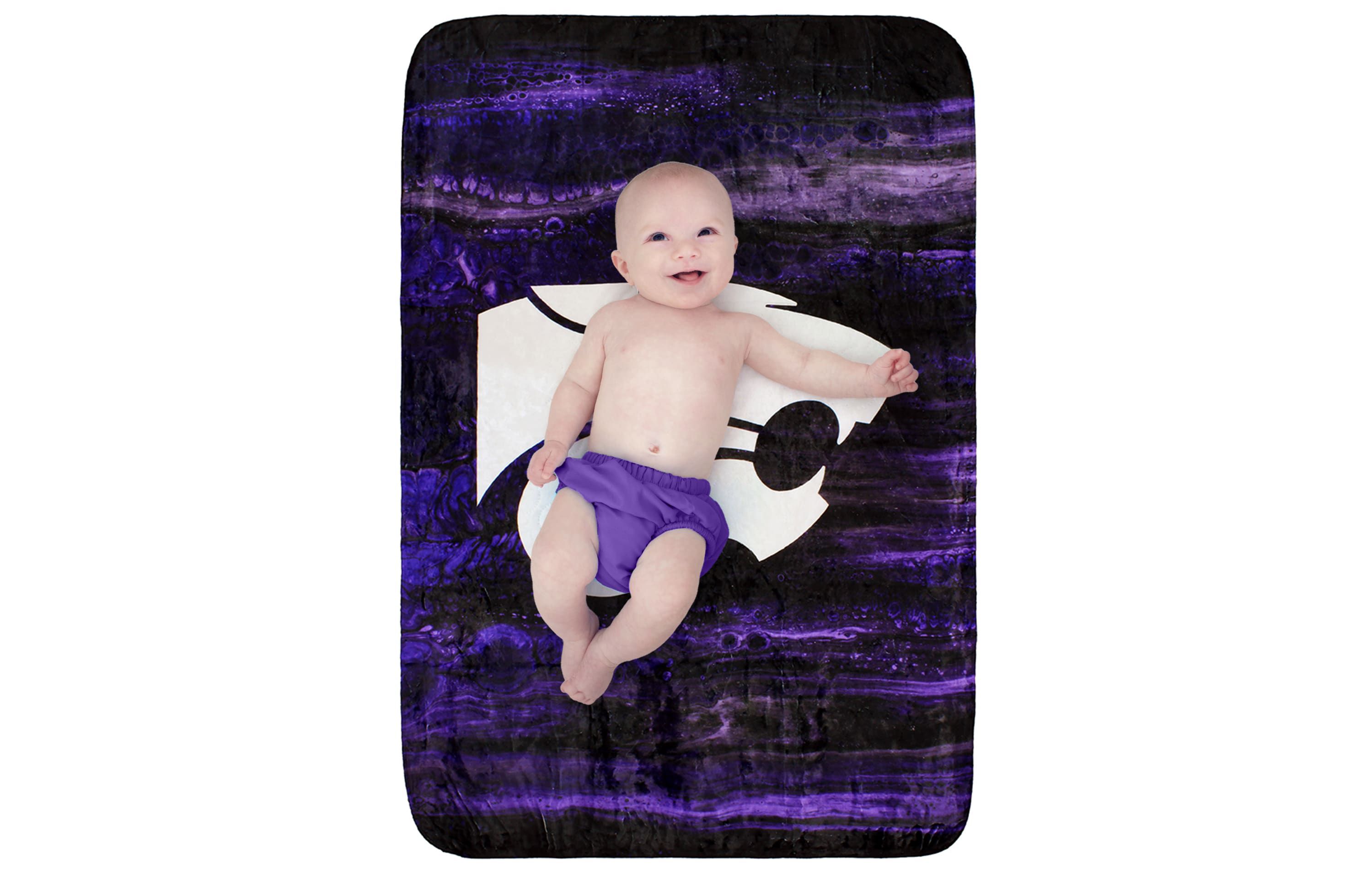 NCAA Kansas State Wildcats Sublimated Soft Throw Blanket