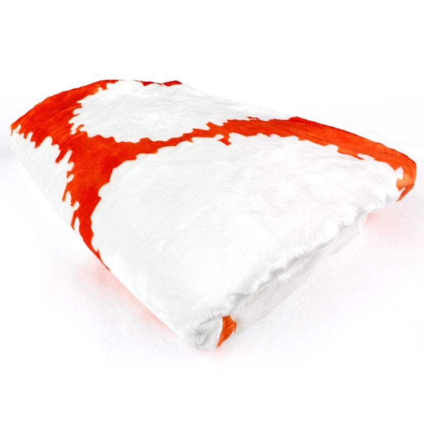 NCAA Clemson Tigers Sublimated Soft Throw Blanket
