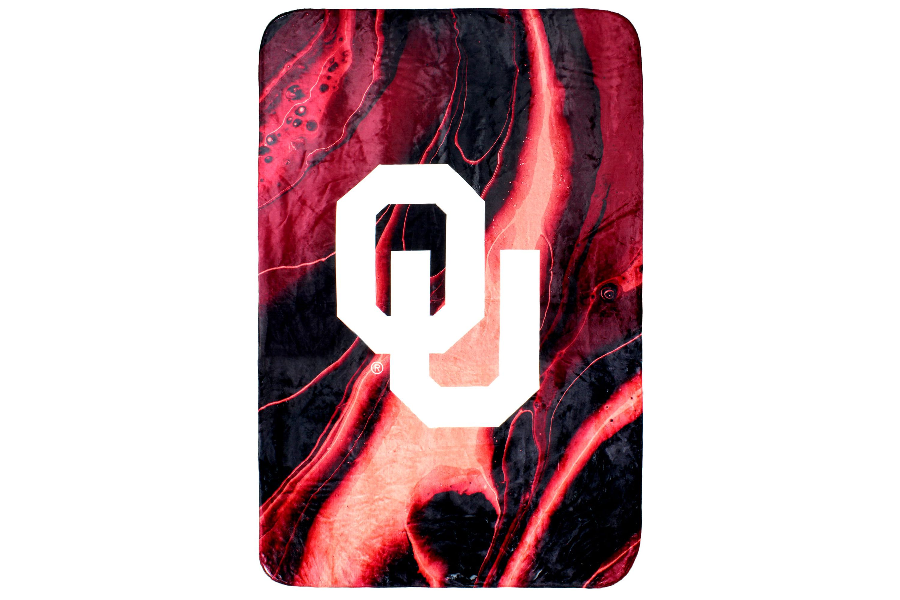 NCAA Oklahoma Sooners Sublimated Soft Throw Blanket