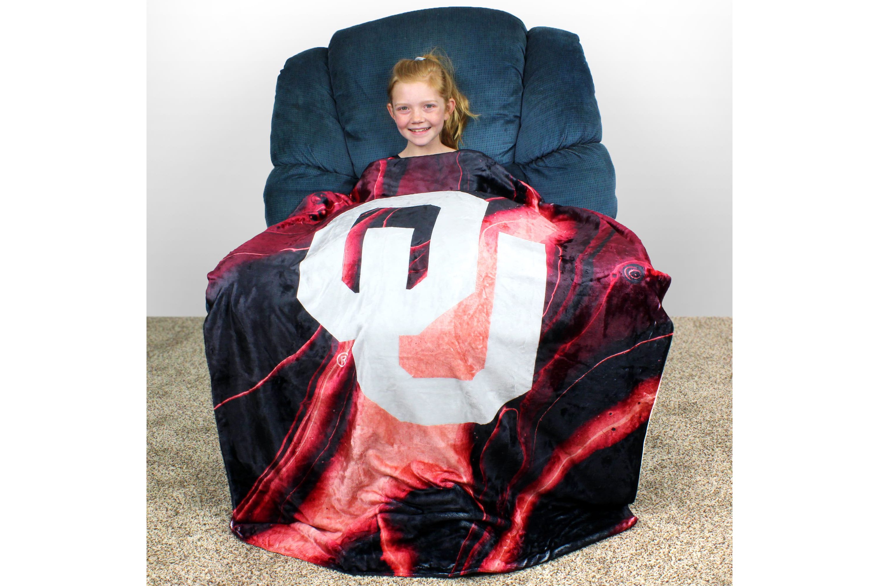 NCAA Oklahoma Sooners Sublimated Soft Throw Blanket