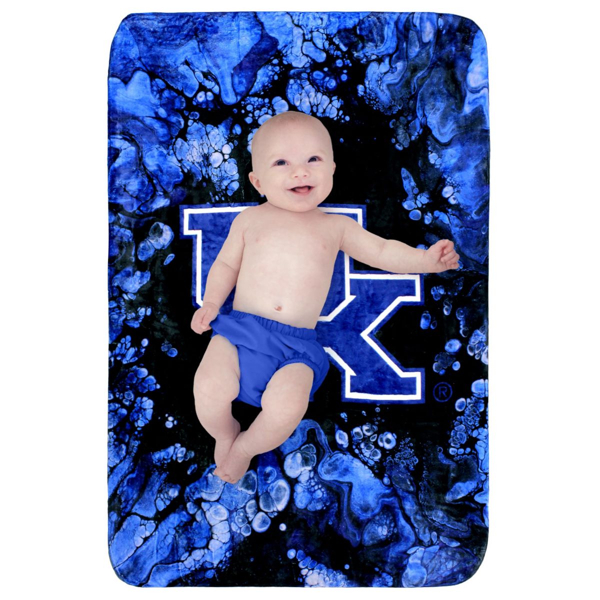 NCAA Kentucky Wildcats Sublimated Soft Throw Blanket