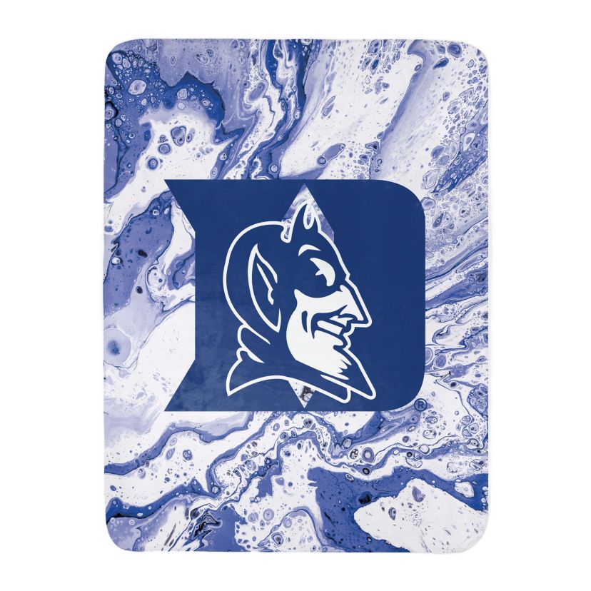 NCAA Duke Blue Devils Sublimated Soft Throw Blanket