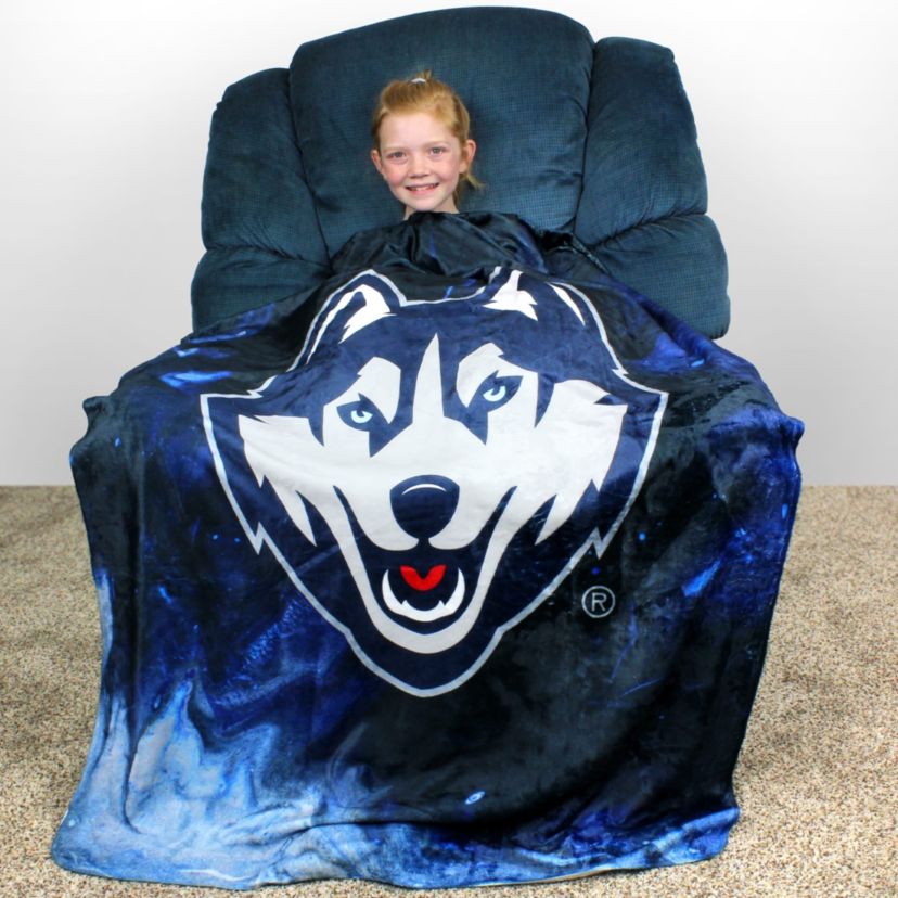 Connecticut Huskies NCAA UConn Huskies Sublimated Soft Throw Blanket