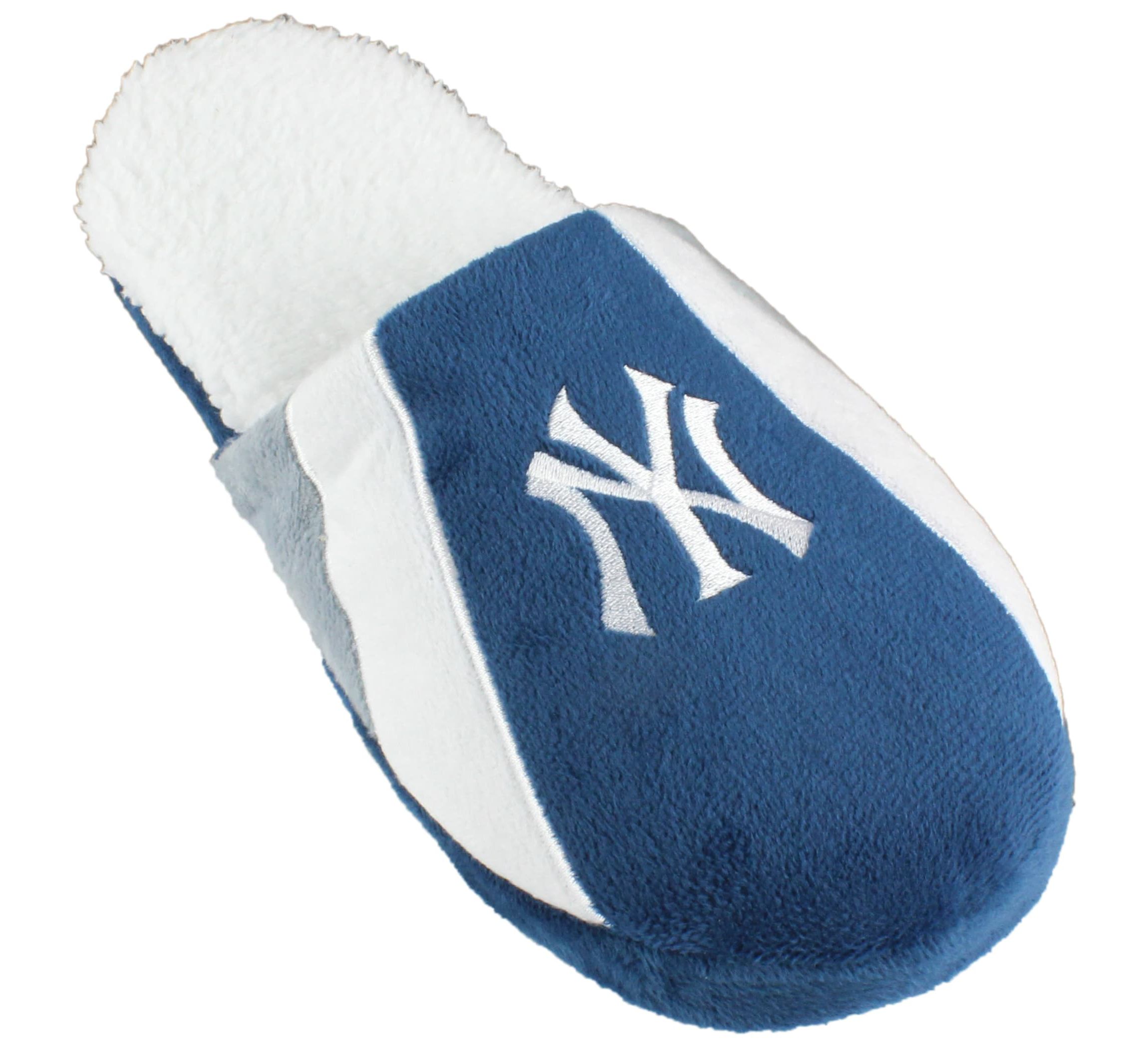 MLB New York Yankees Sherpa Slide Slipper - X-Large